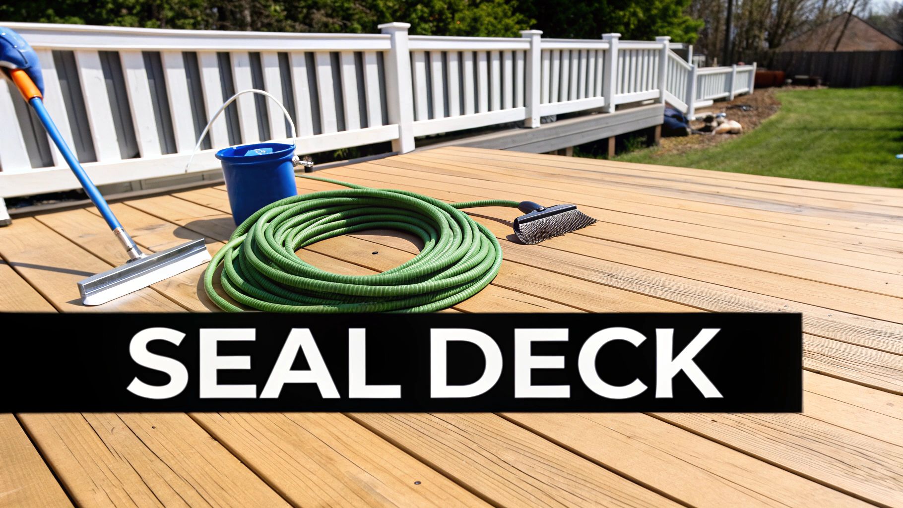sealing house deck