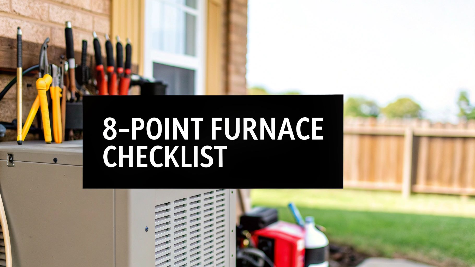 Your Ultimate 8-Point Furnace Service Checklist for 2025