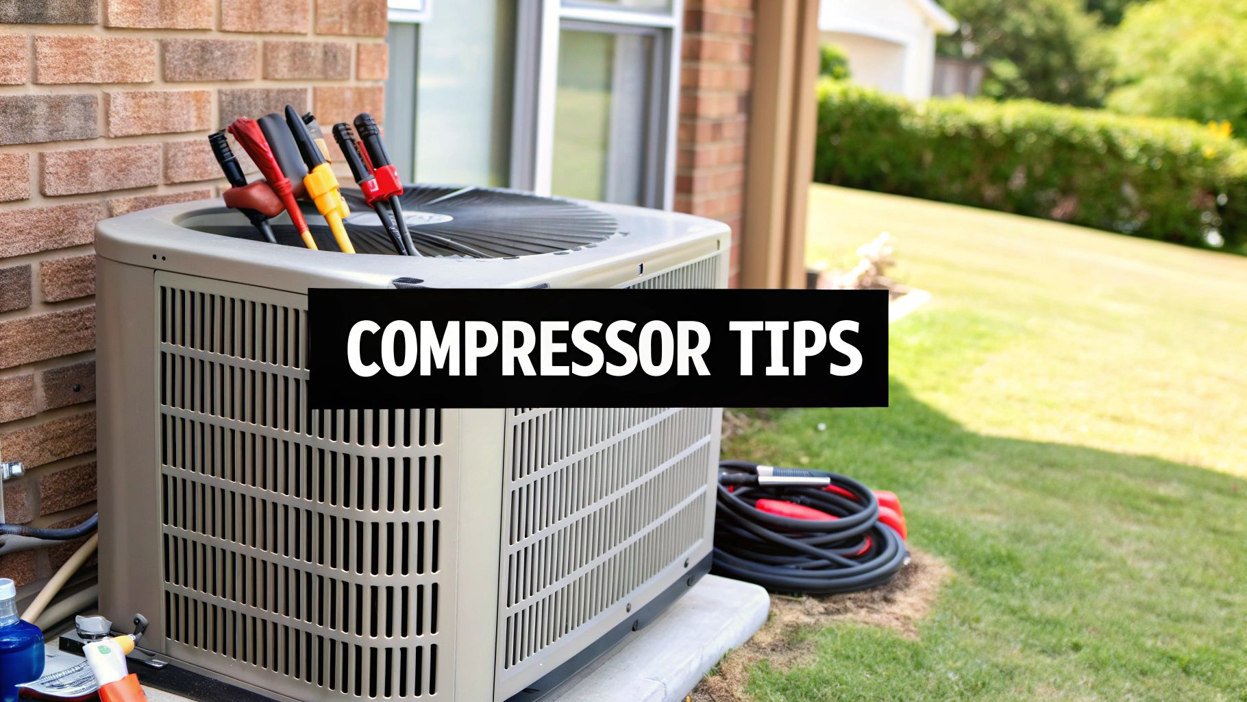 Replacing Central Air Compressor: replacing central air compressor tips
