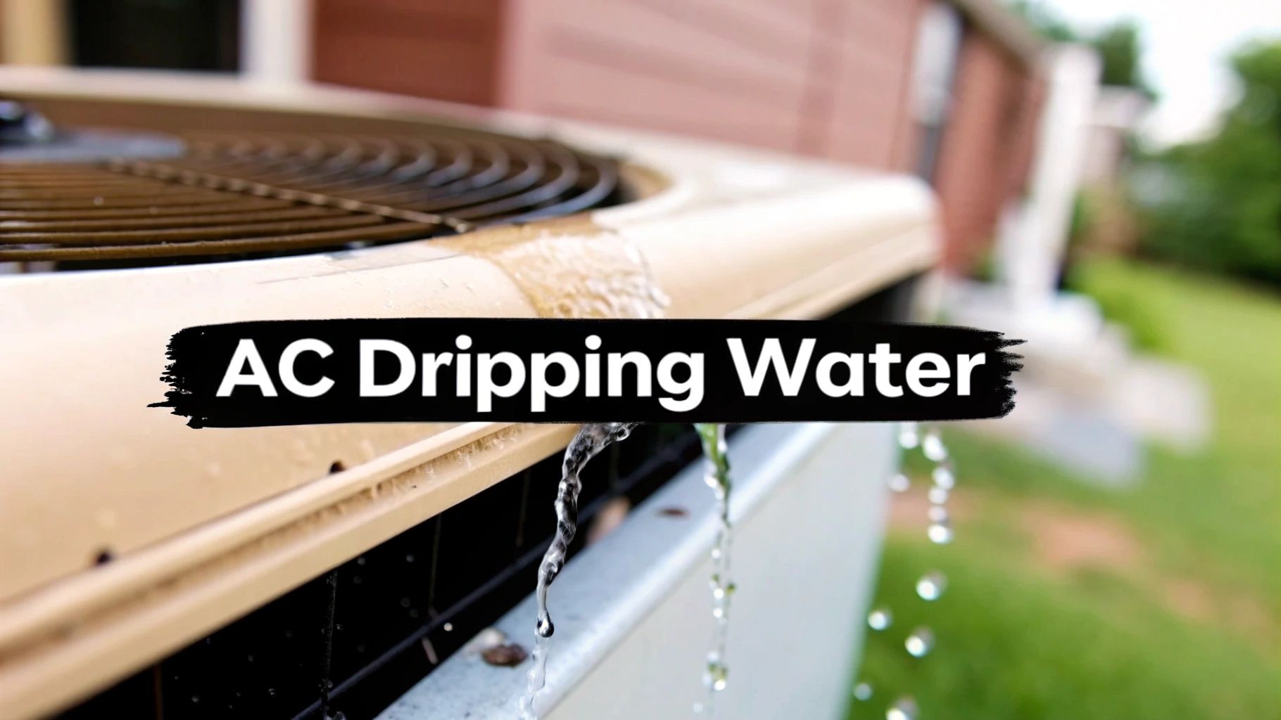 AC Dripping Water Your Complete Guide to Finding and Fixing Leaks