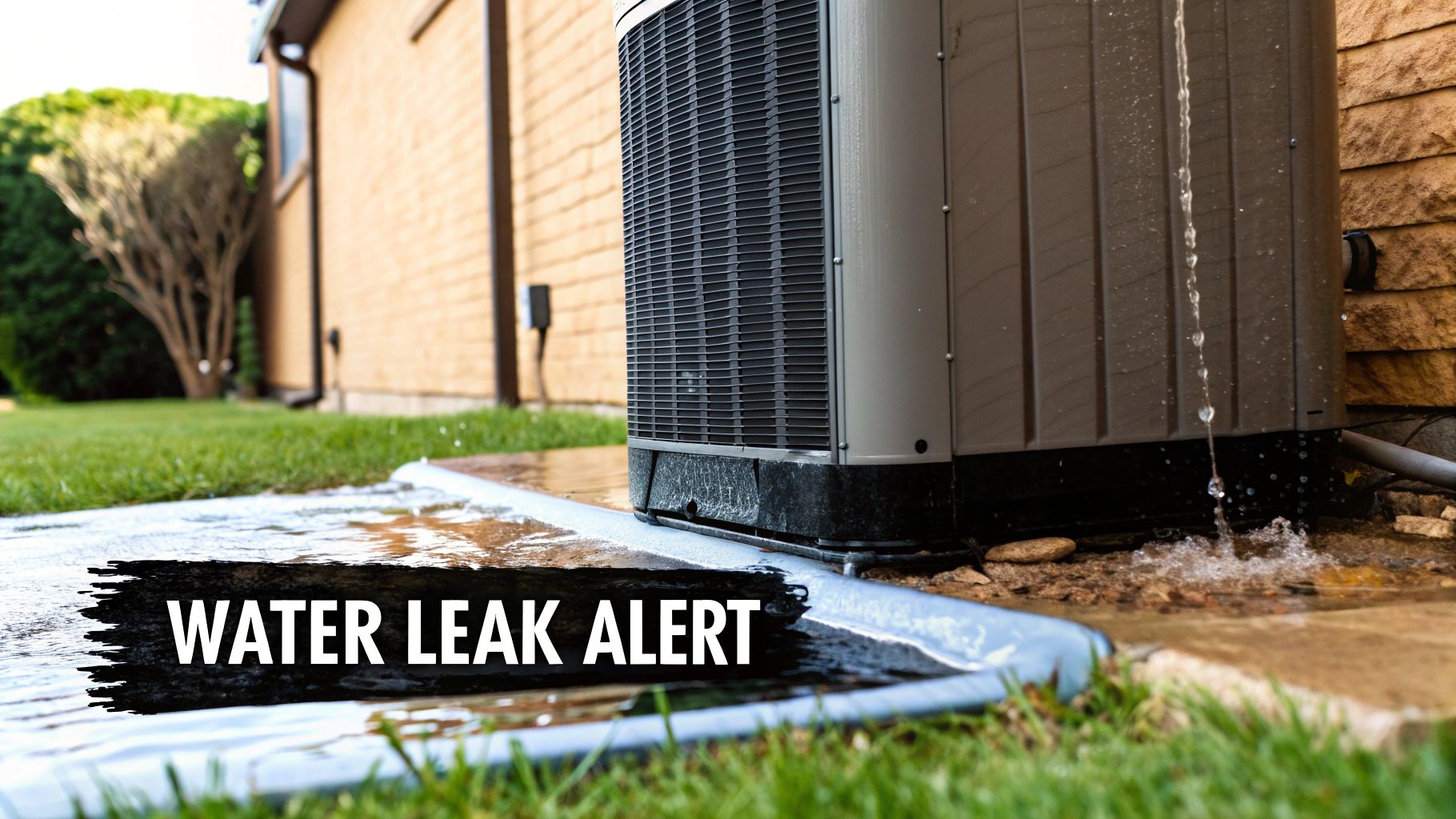 AC Leaking Water Outside