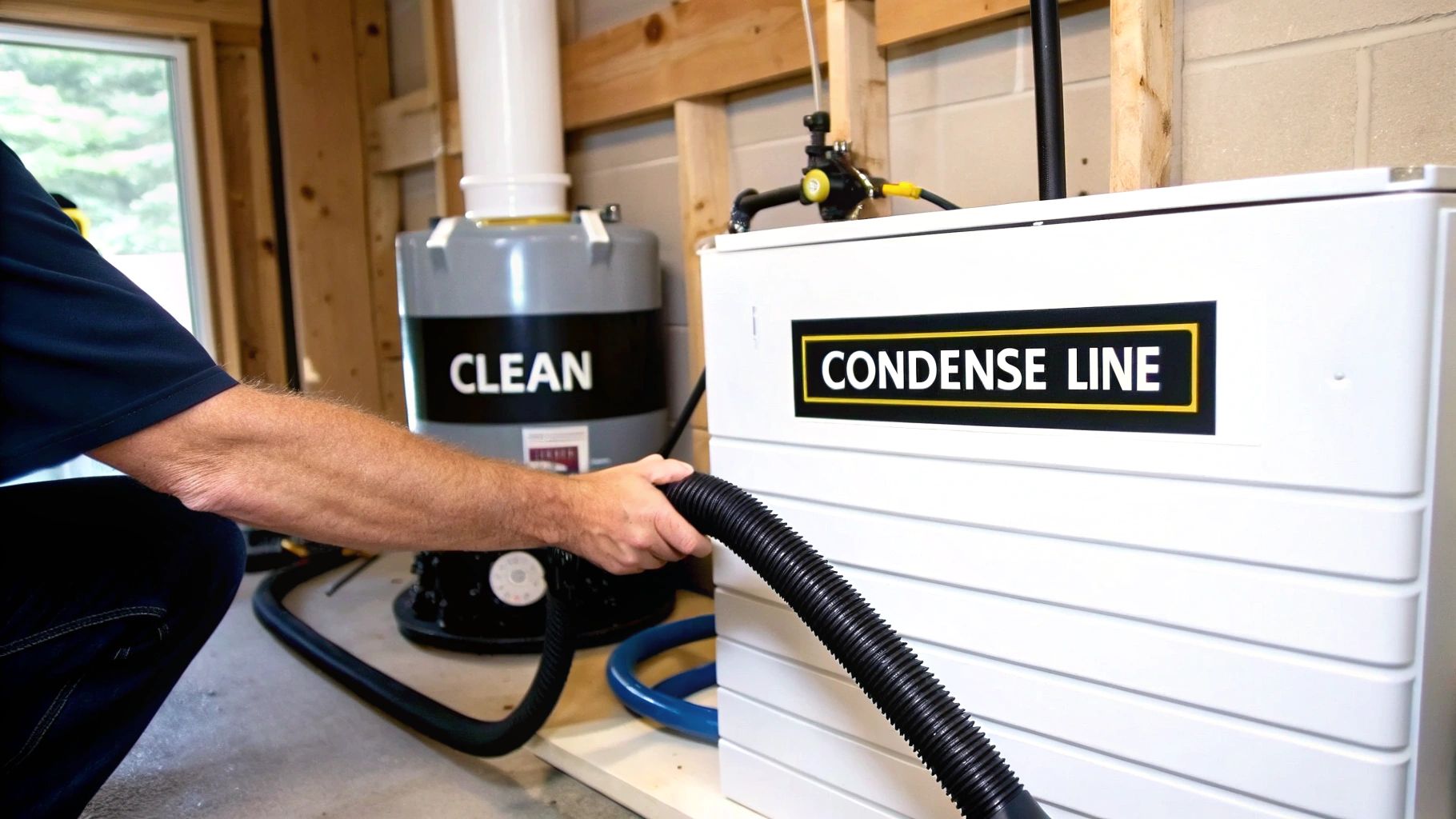 A Homeowner's Guide to HVAC Condensate Line Cleaning