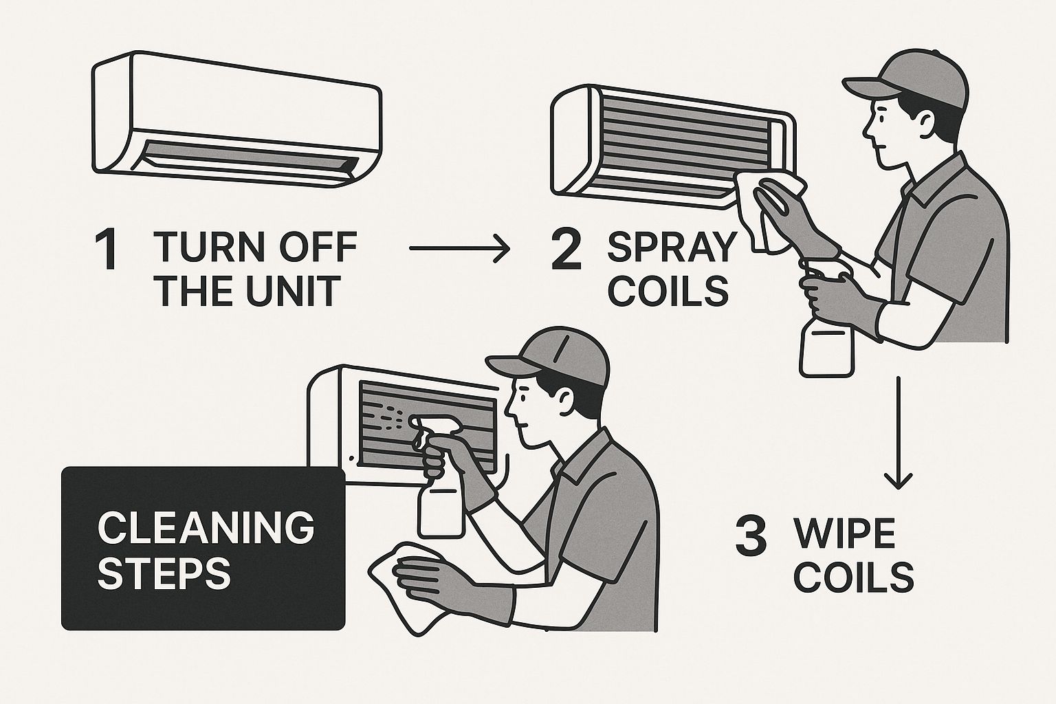 Air Conditioning Systems Cleaning infographic