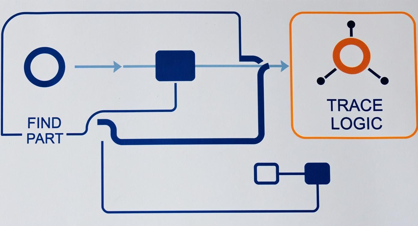 Infographic about how to read hvac wiring diagrams