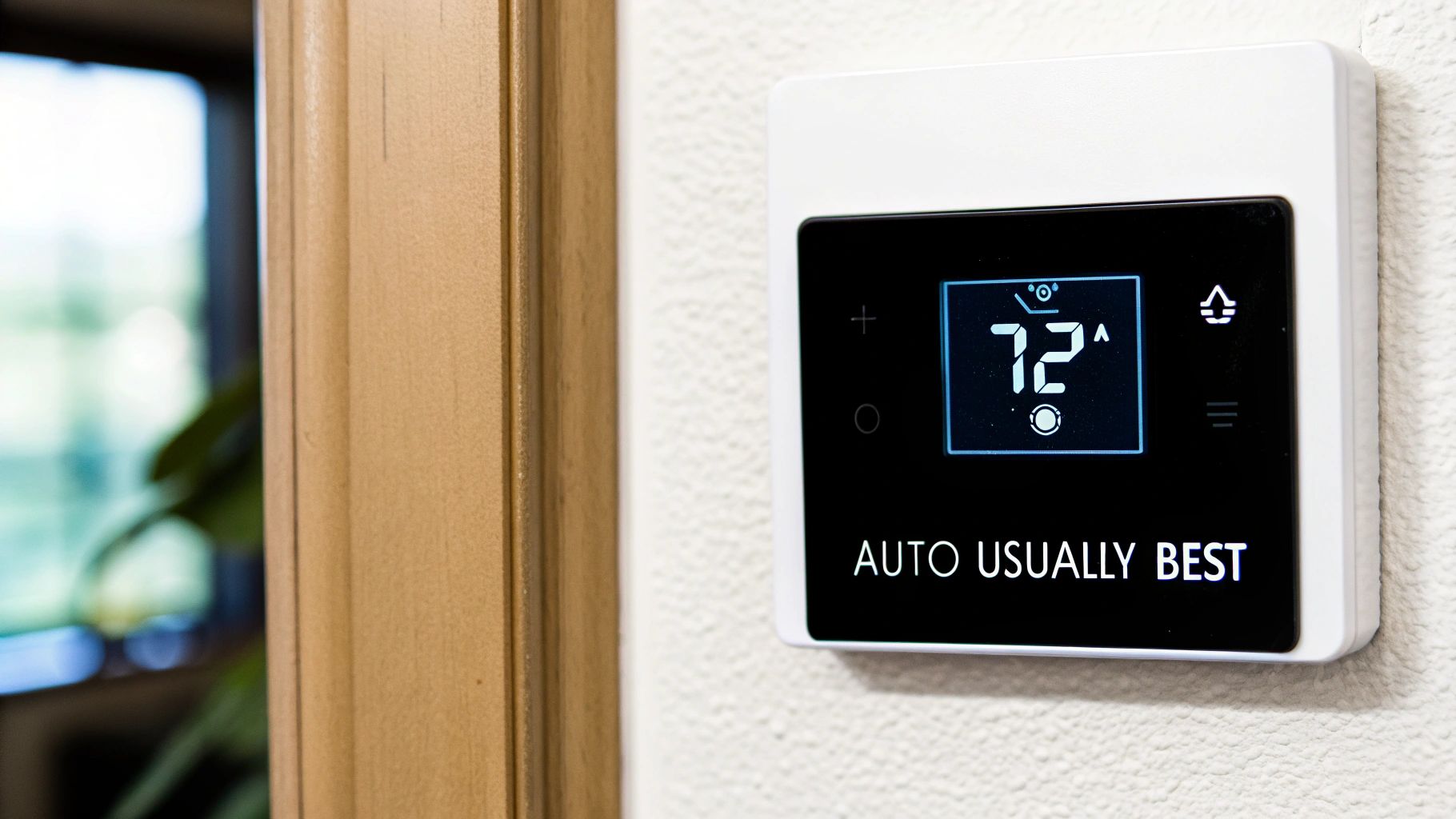 Thermostat Fan On Or Auto