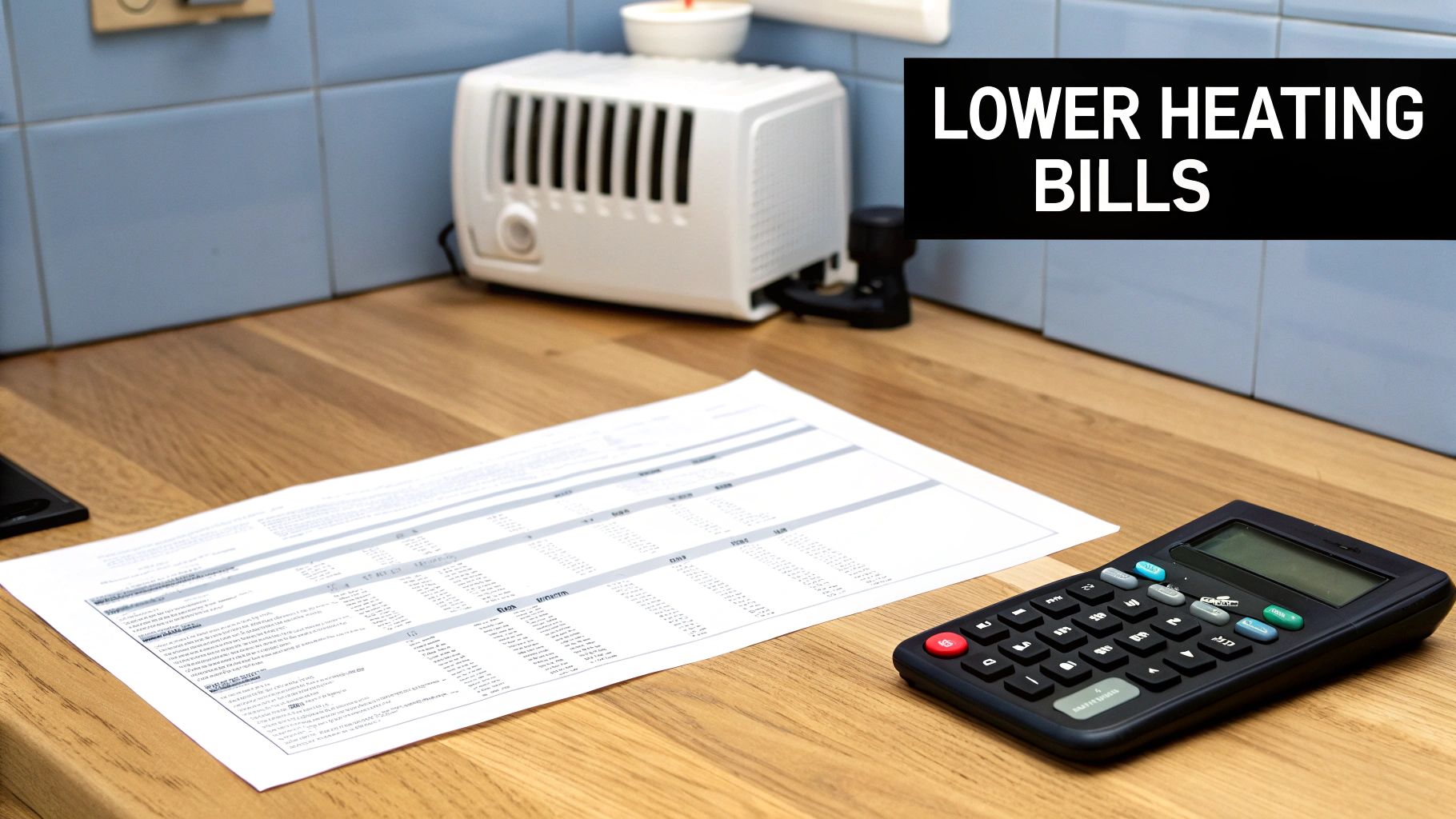 energy bill and calculator