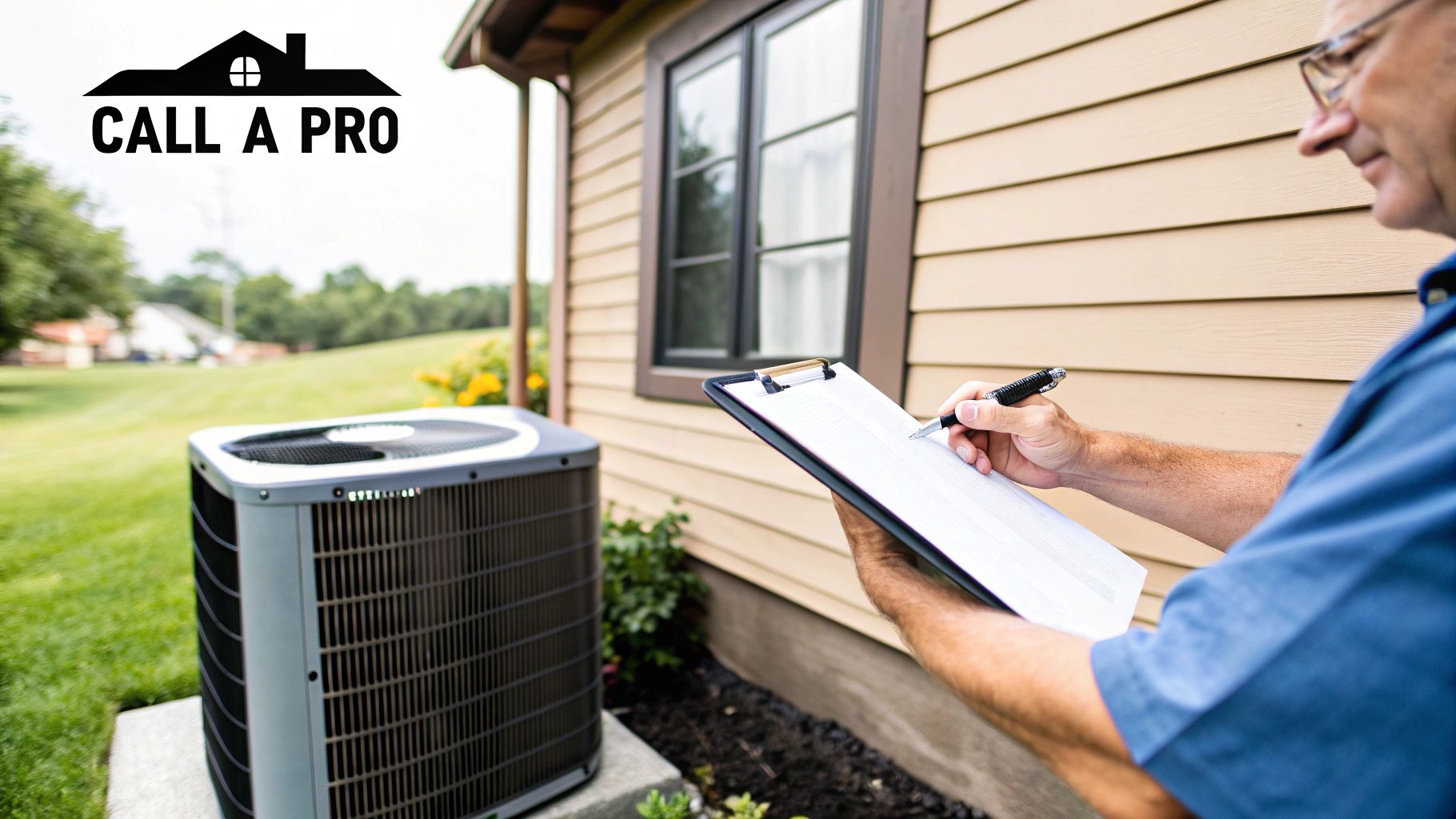 AC unit professional inspection