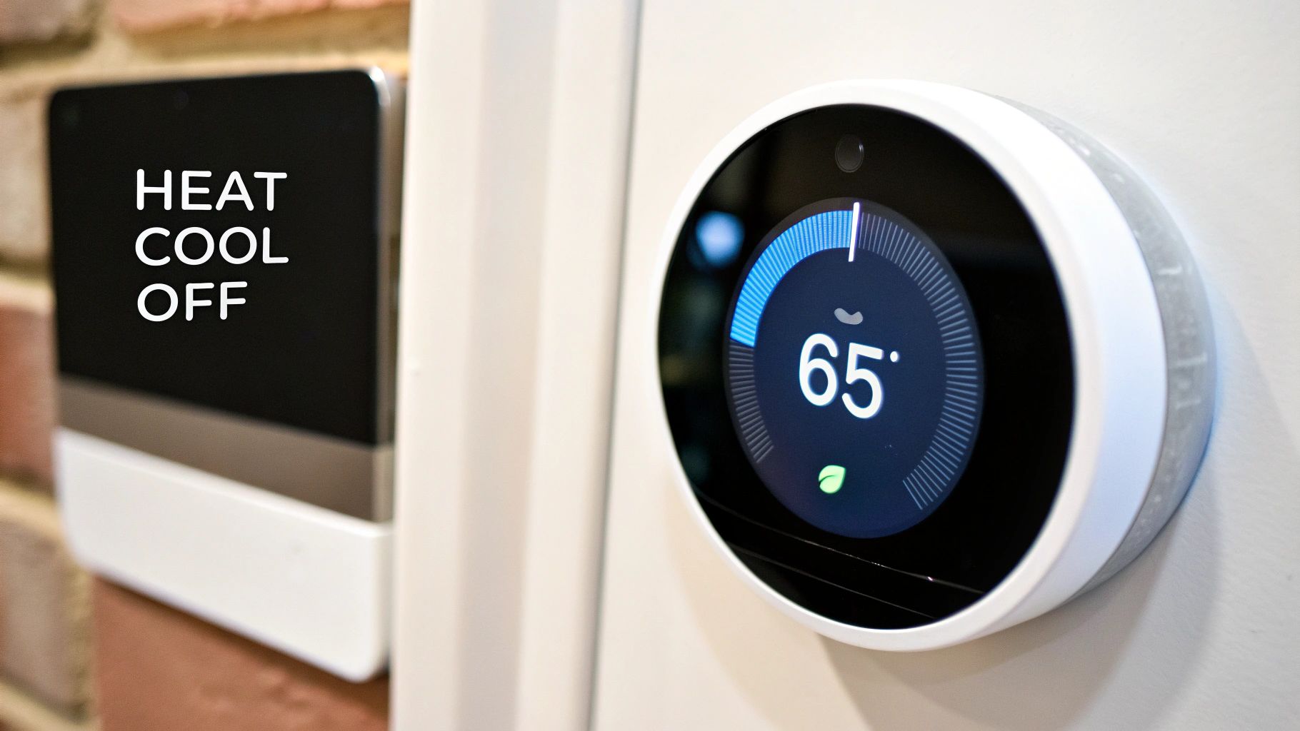 thermostat heating and cooling modes