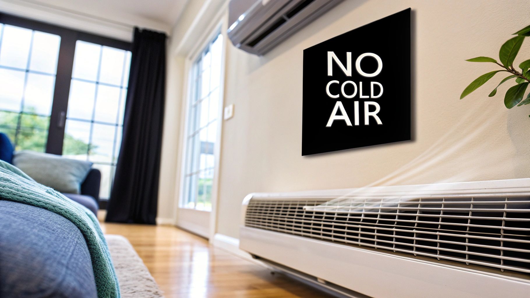 No cold air coming out of air conditioner