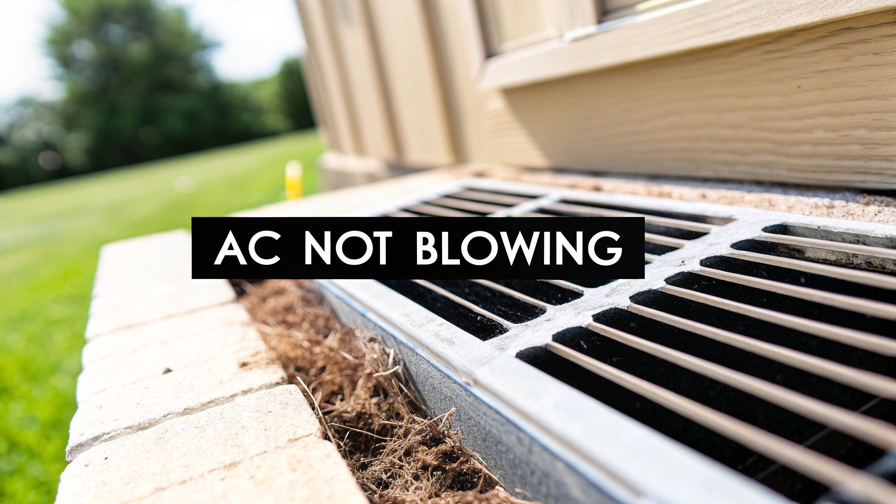 a/c unit not blowing hard? Quick troubleshooting tips