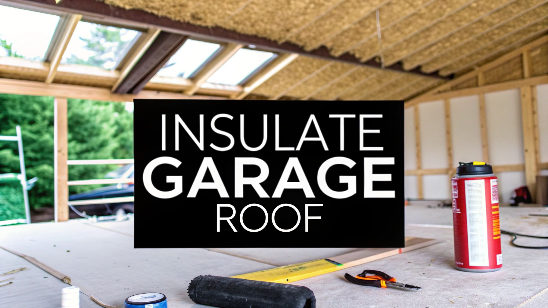 How to Insulate Garage Roof