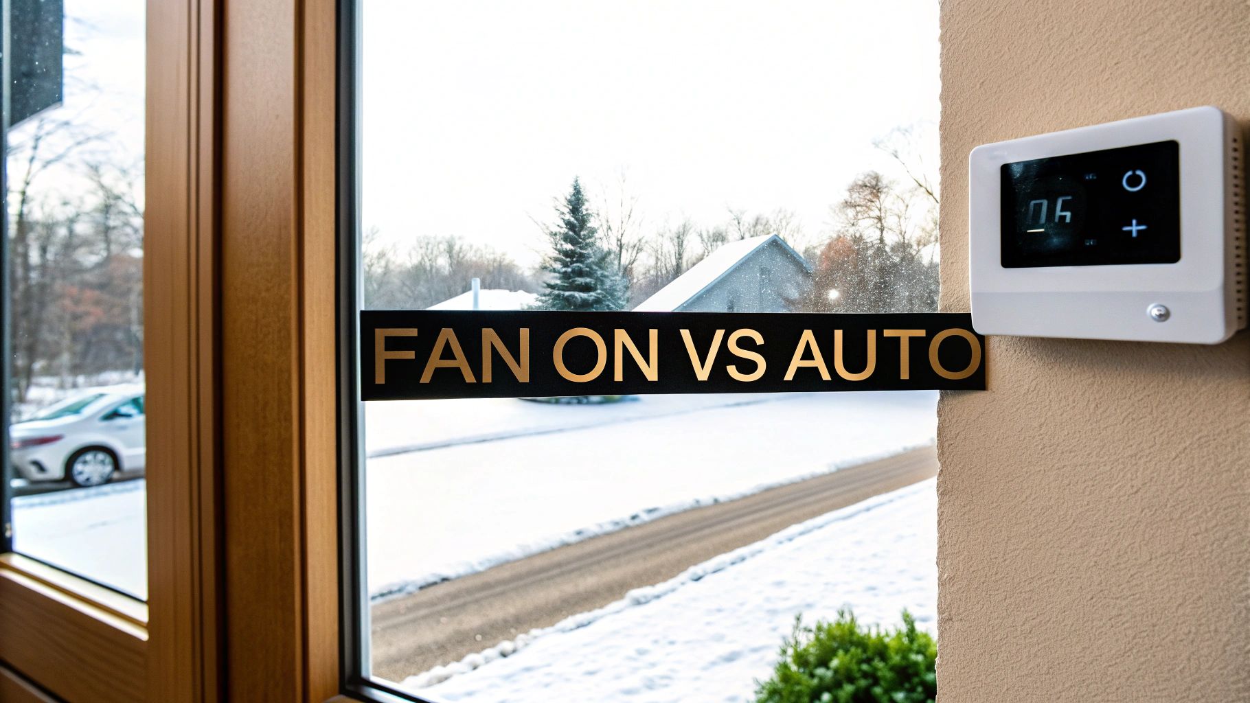 Thermostat Fan On Or Auto In Winter