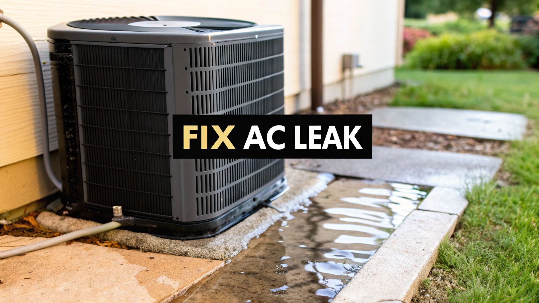 AC Leaking Water Outside