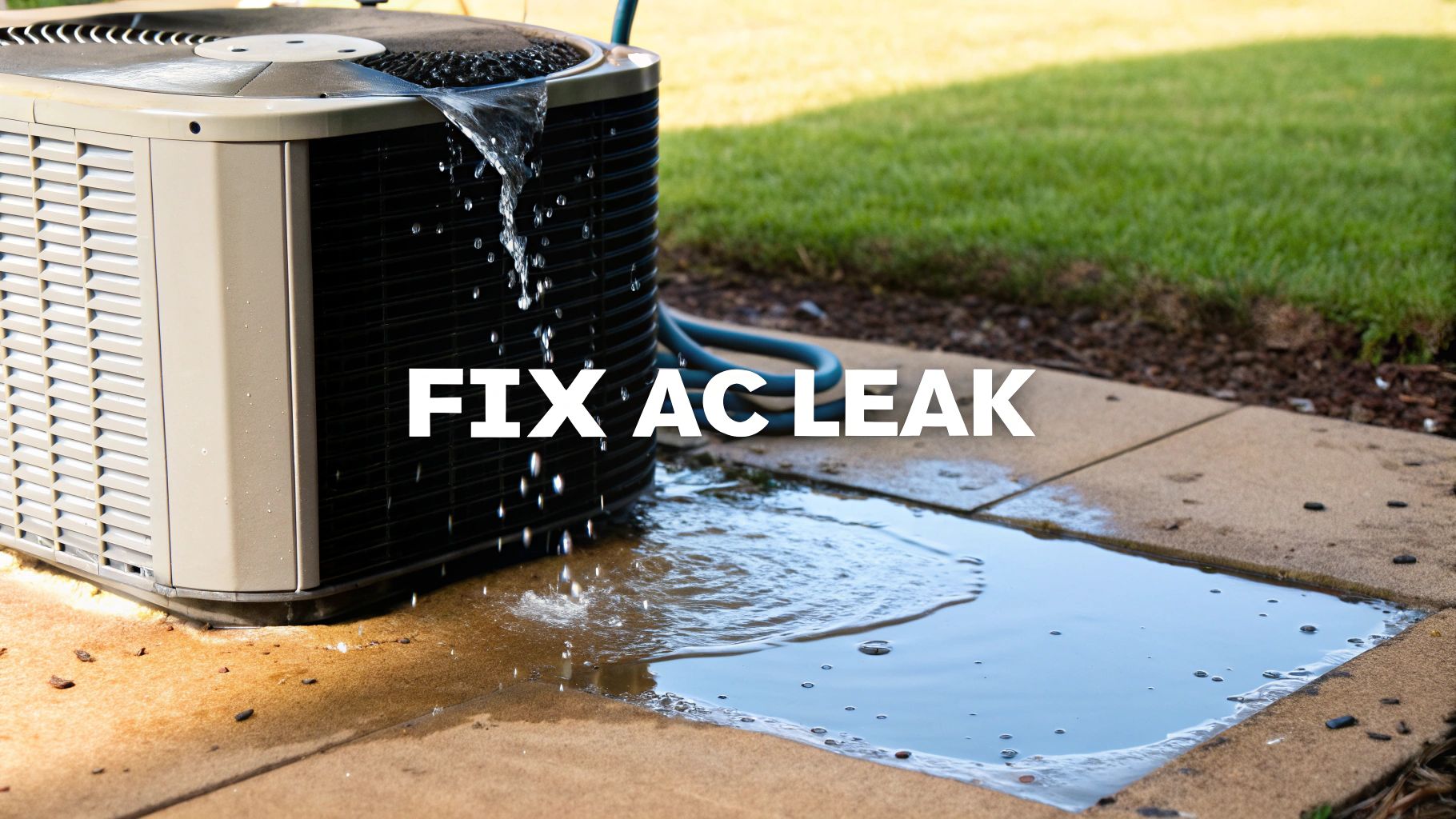 AC Leaking Water Outside