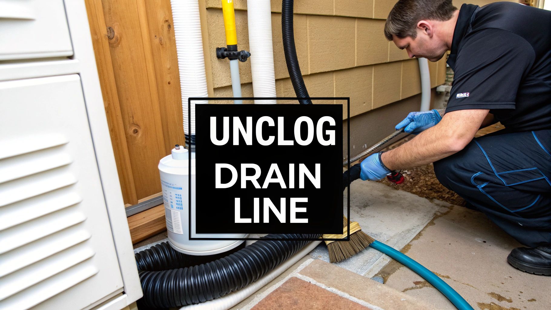 How to Unclog Condensate Drain Line