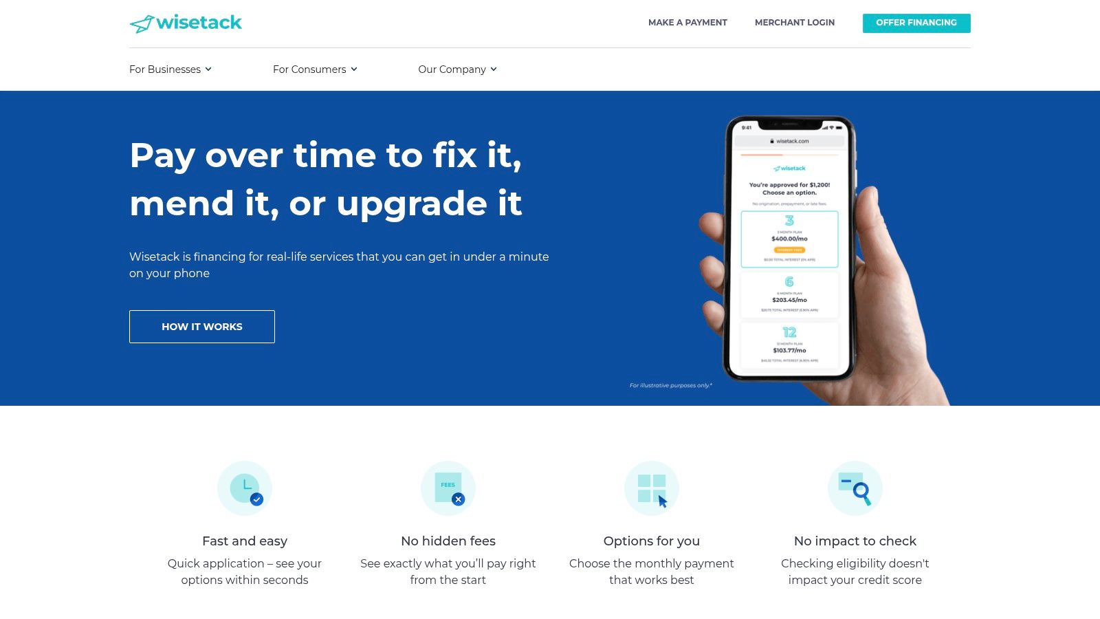 Wisetack — Monthly Payments for Home Services