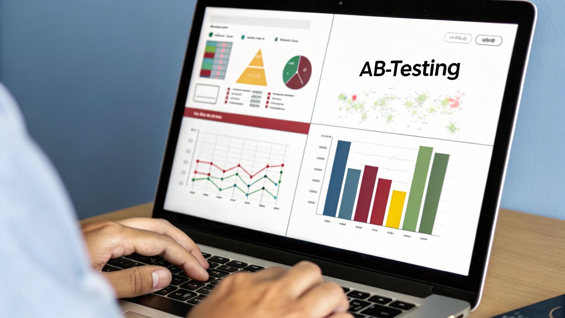 Infographic showing key data about Conversion Rate Optimization (CRO) & A/B Testing