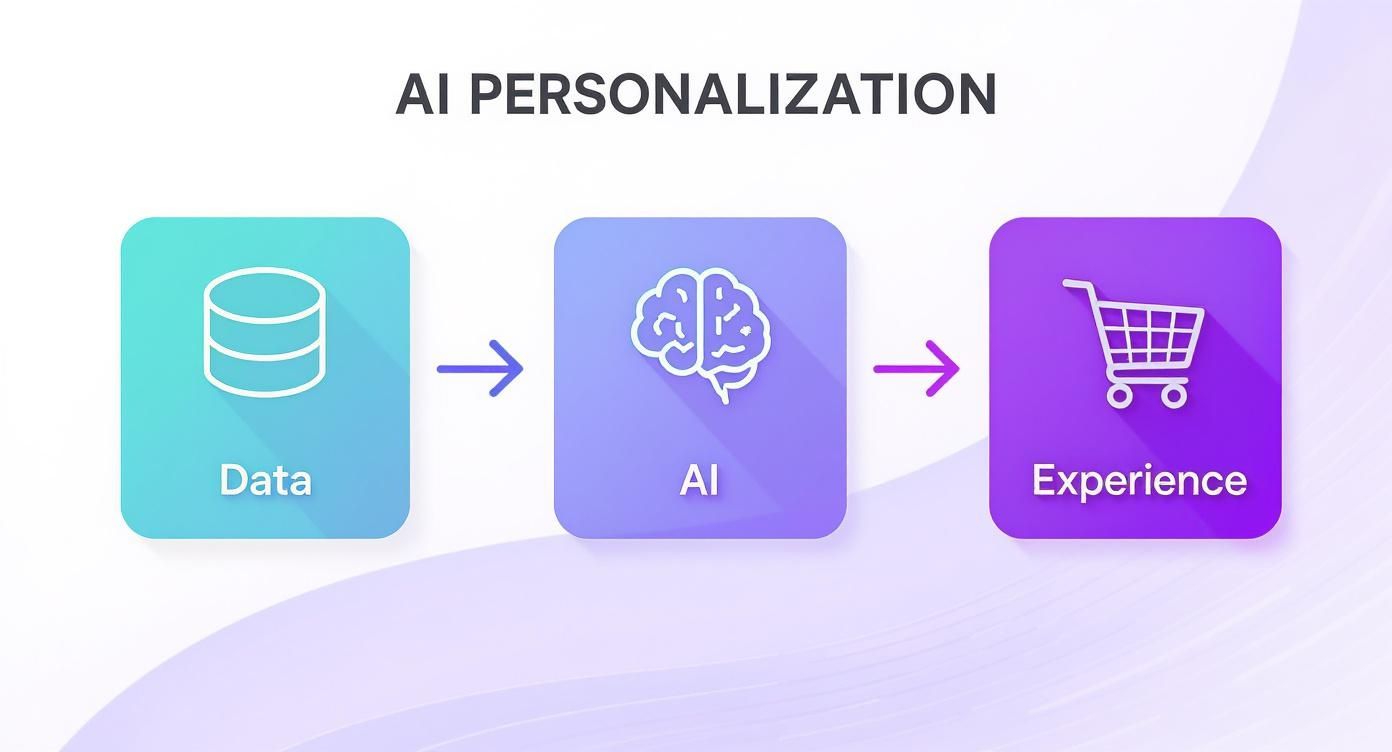 Infographic about ecommerce personalization software