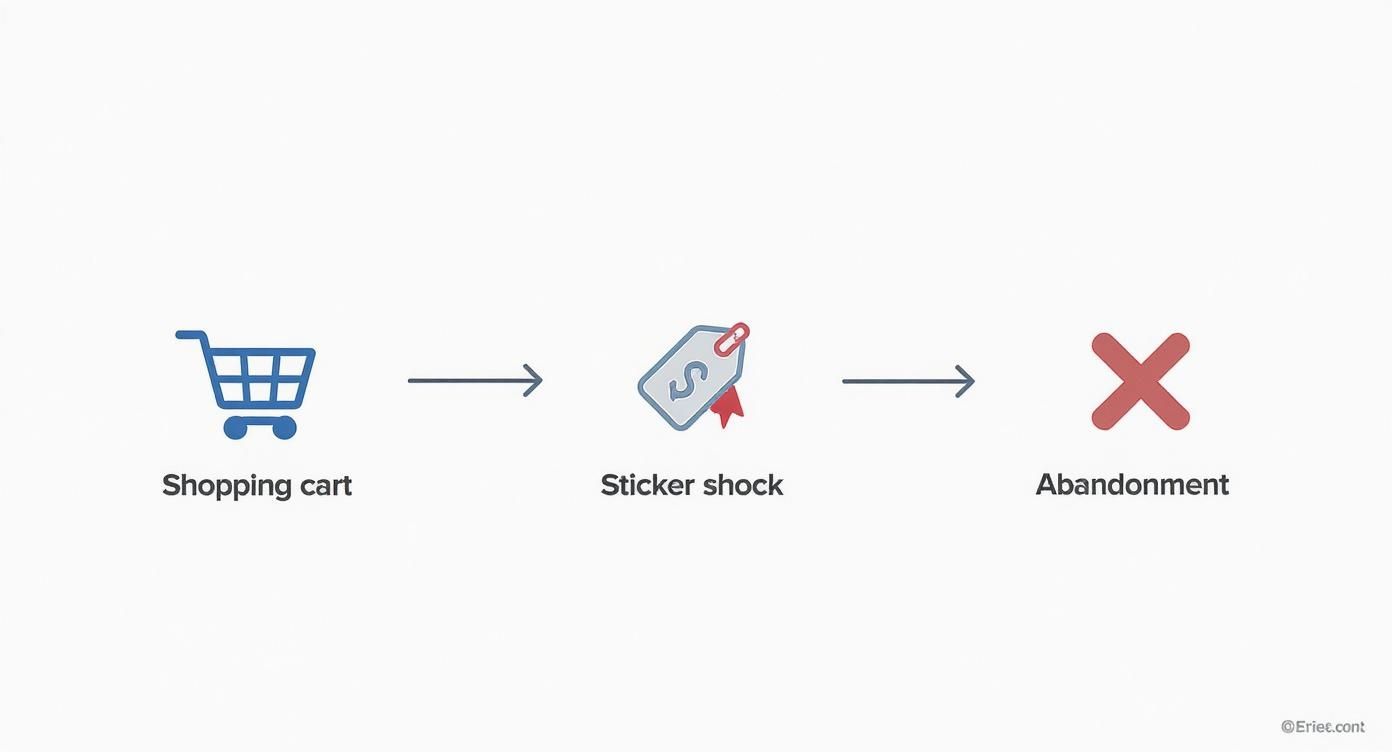 Infographic about abandoned cart solutions