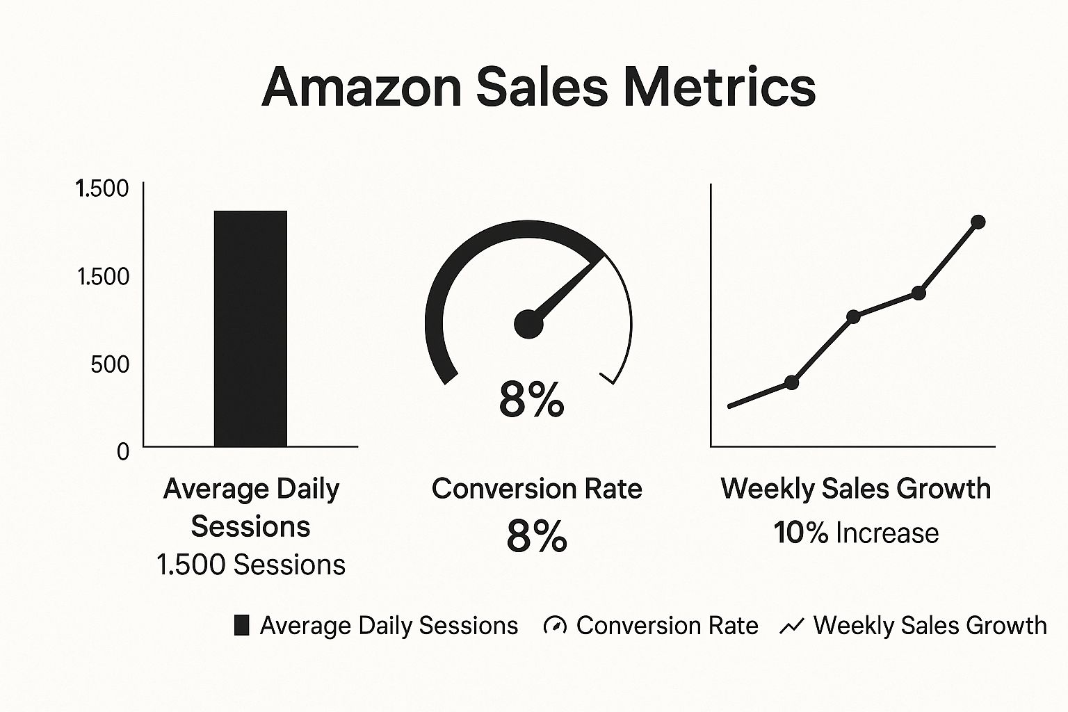 Infographic about amazon sales data