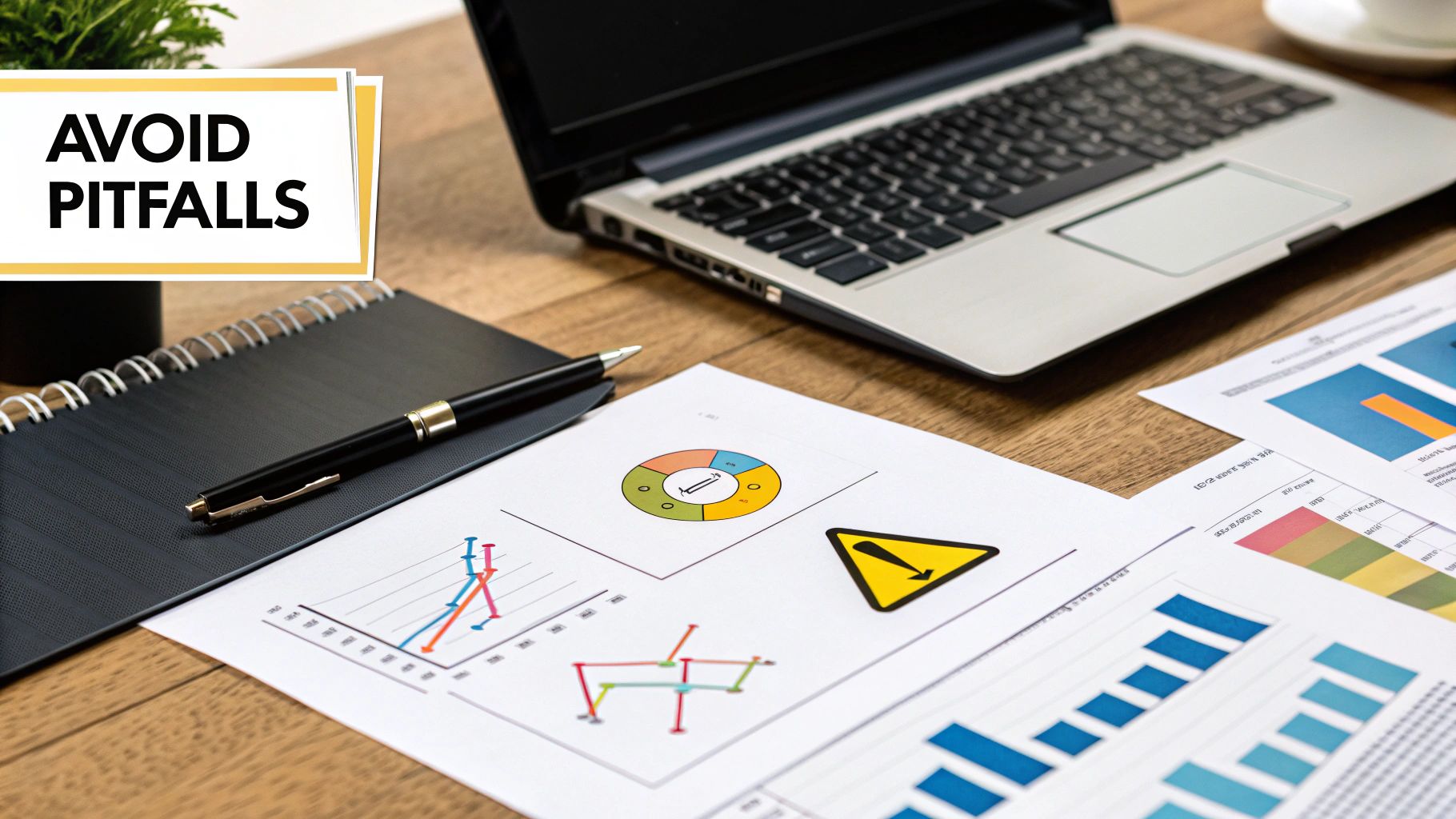 A person looking at a chart with a frustrated expression, symbolizing the common mistakes made when analyzing data.