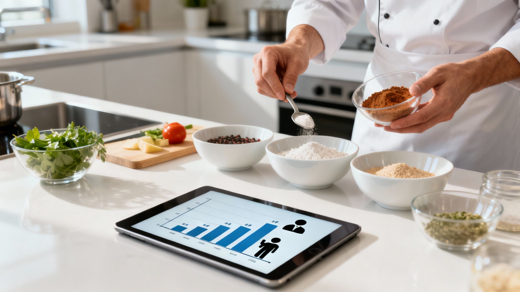 Data-driven marketing kitchen