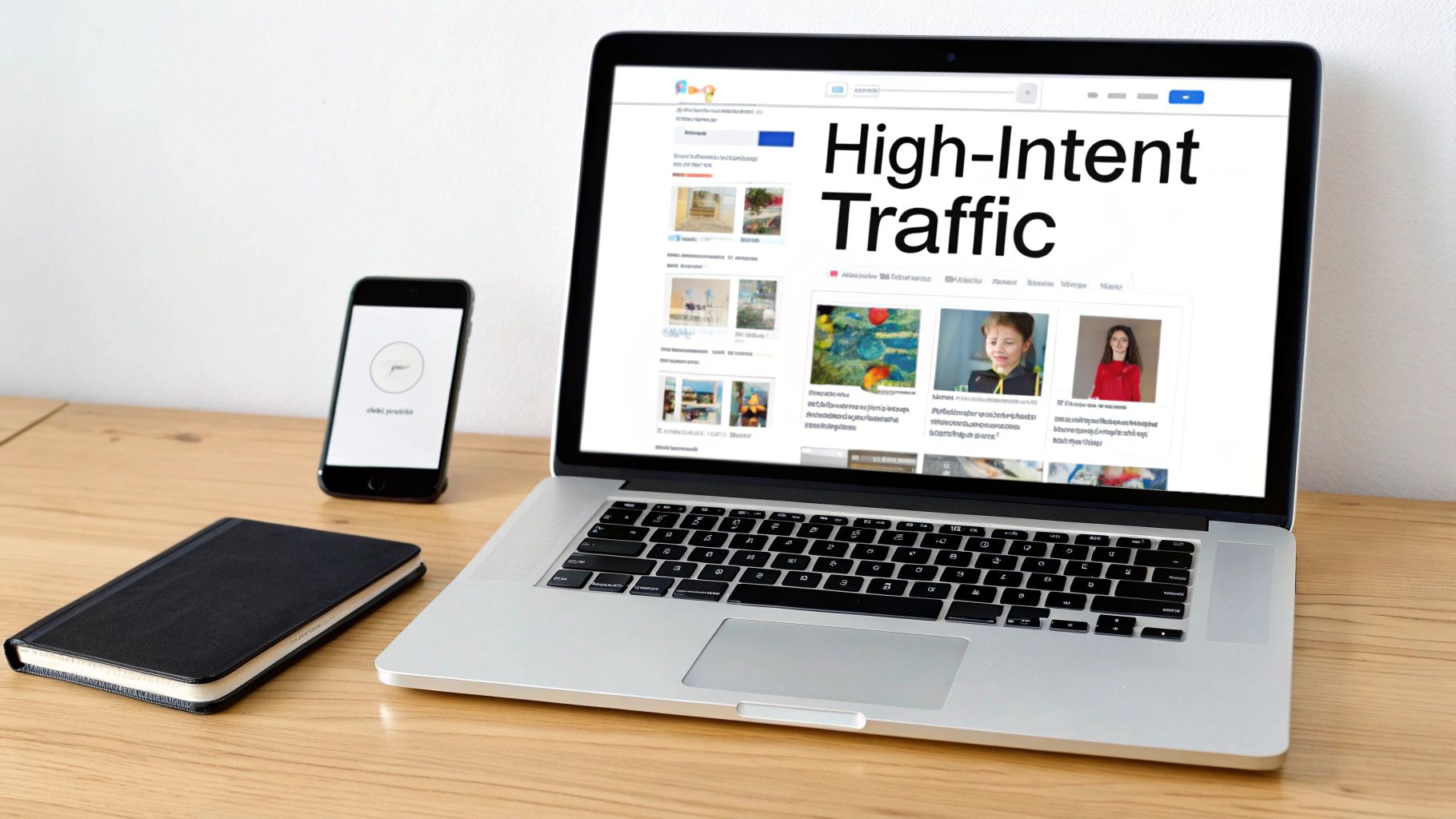 A woman happily shopping on her smartphone, illustrating the importance of mobile commerce.