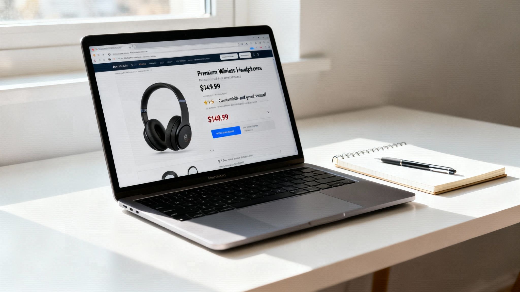 A strategic playbook with diagrams and notes for marketplace success on a desk