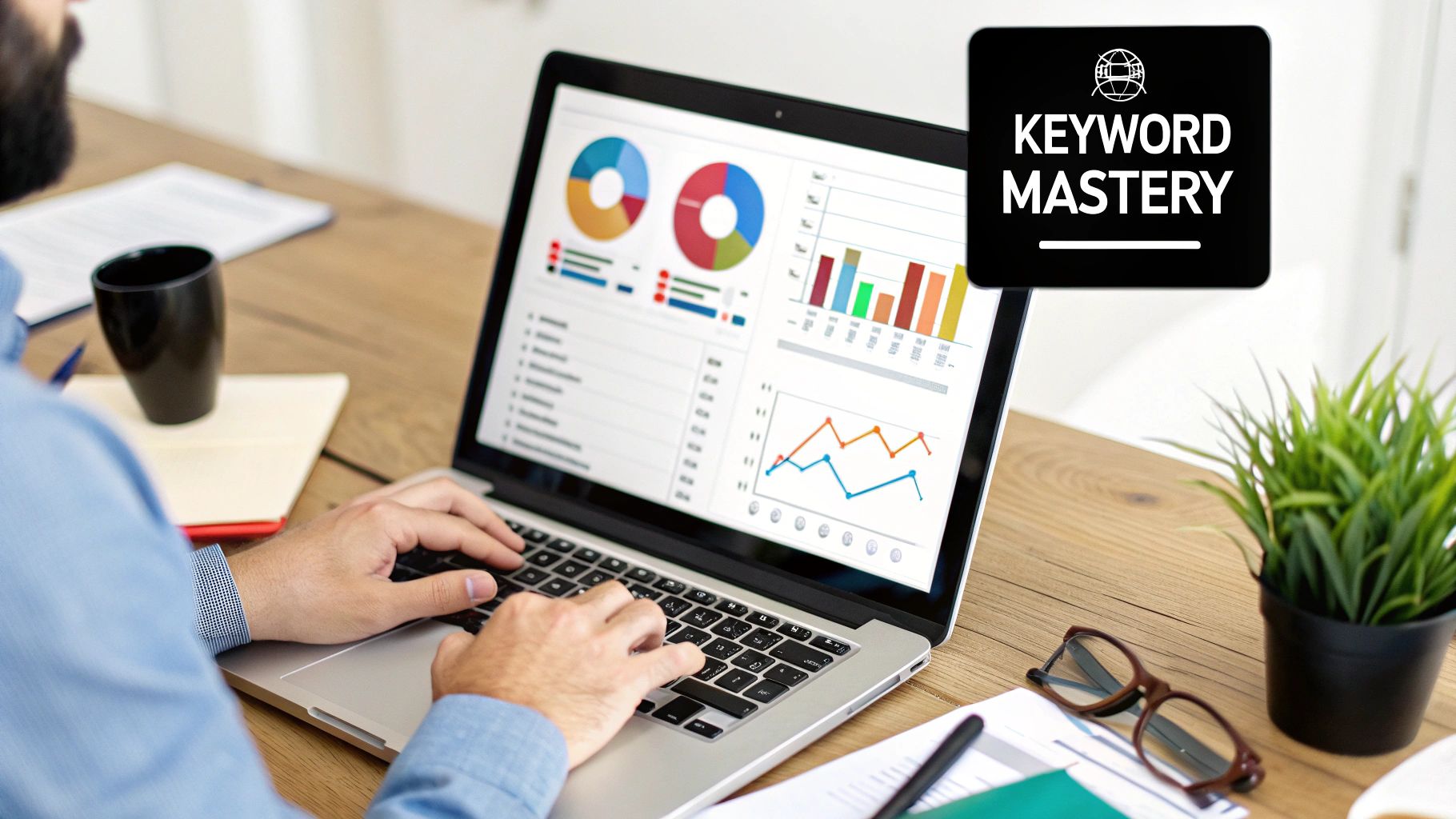 Woman working on her laptop to optimize an Amazon product listing