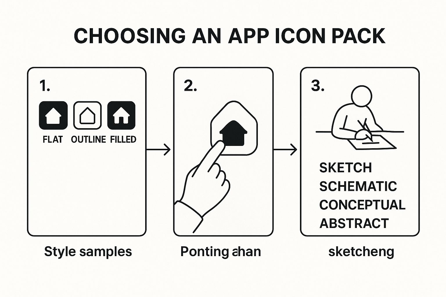 Infographic about app icons packs