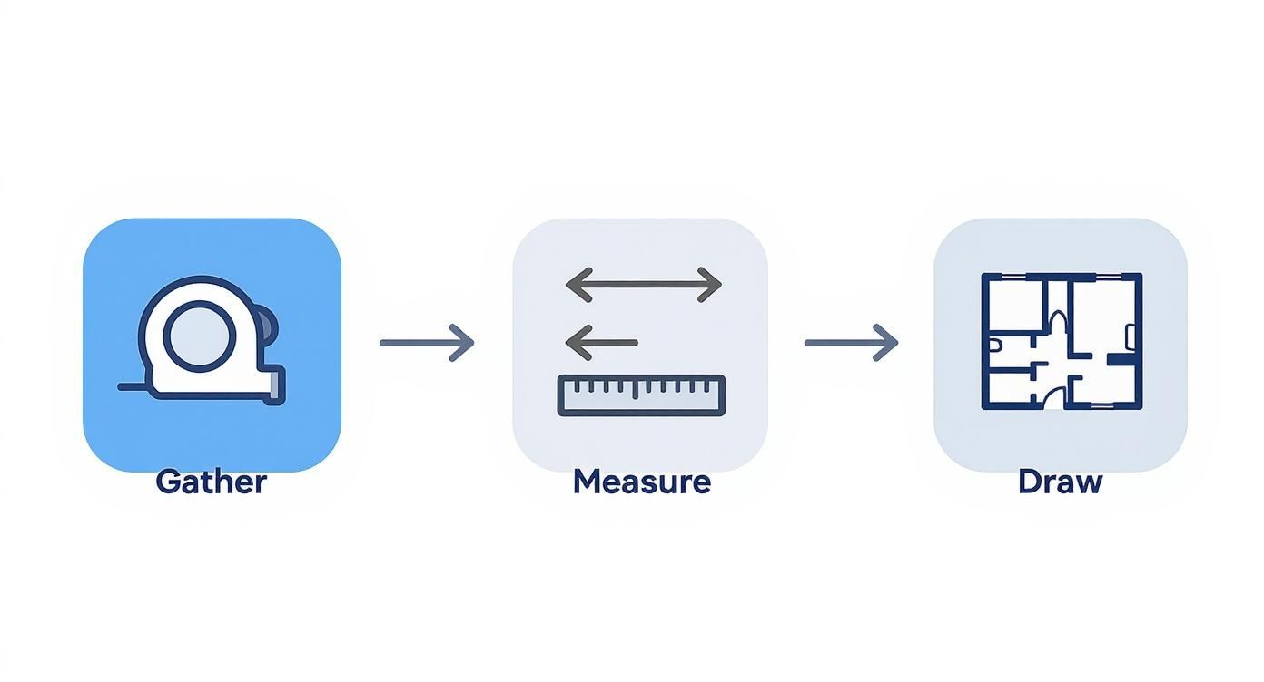 Infographic about how to plan a room layout