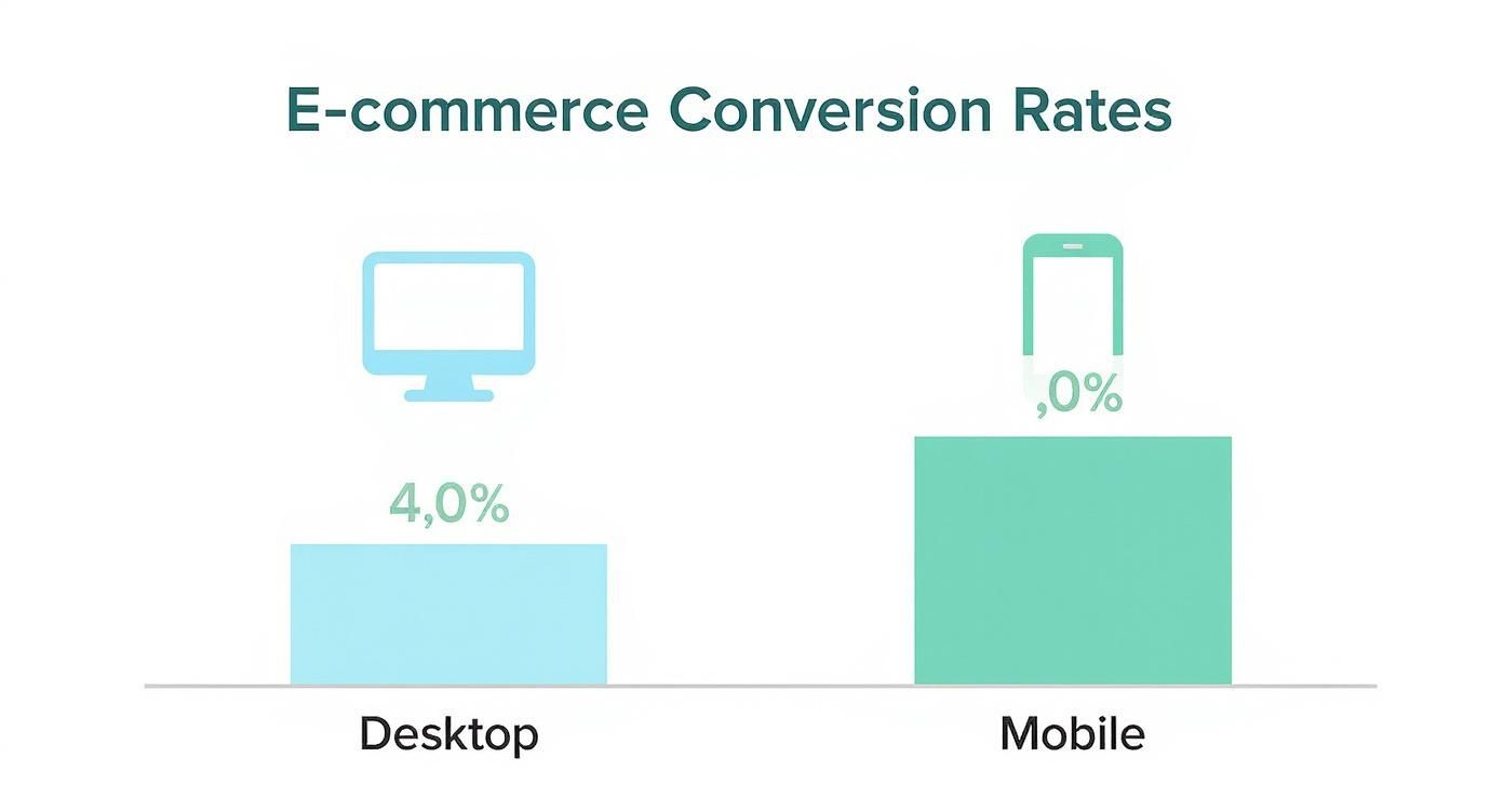 Infographic about how to improve ecommerce conversion rates