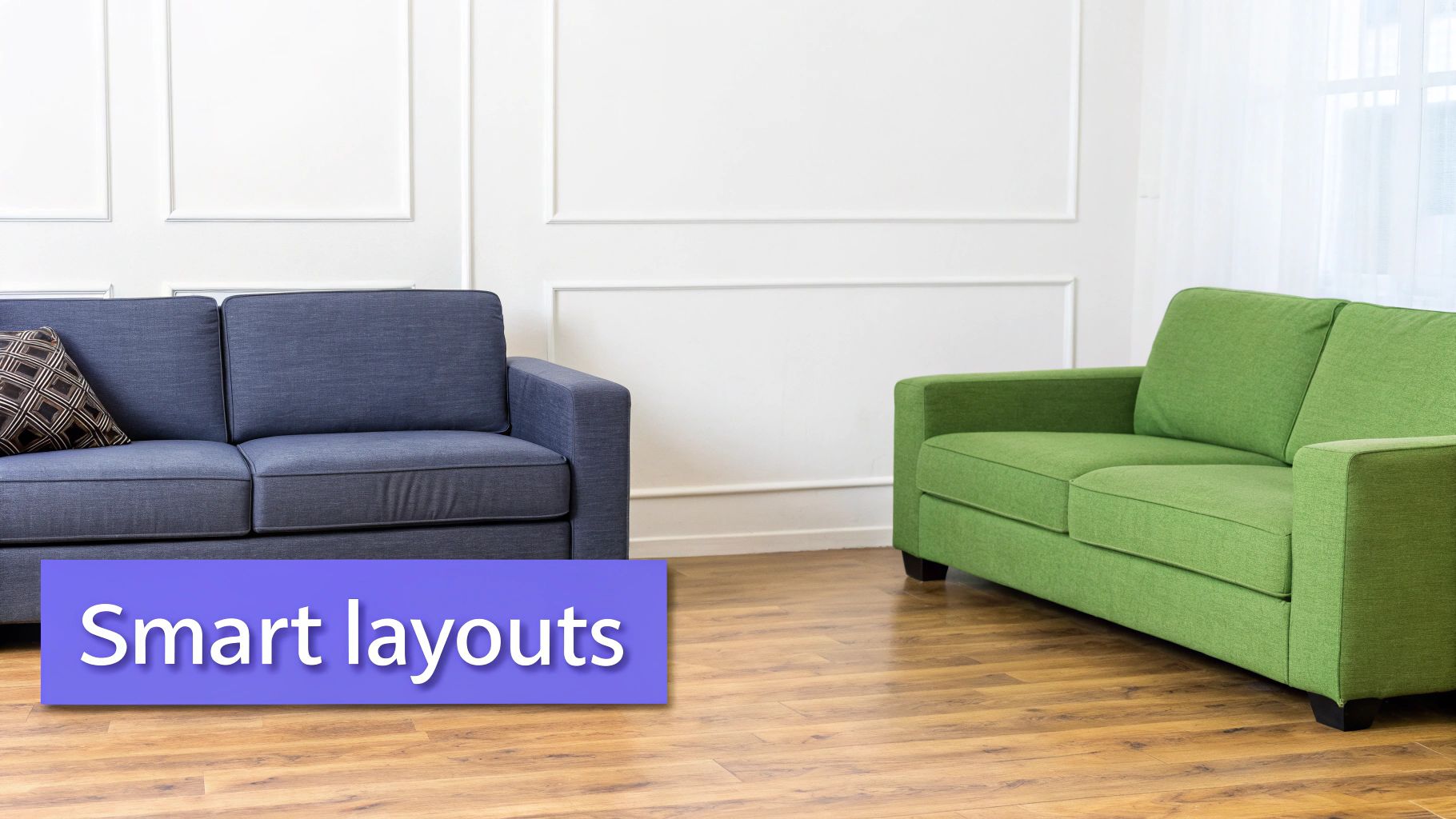 Living Room Preview with aiStager