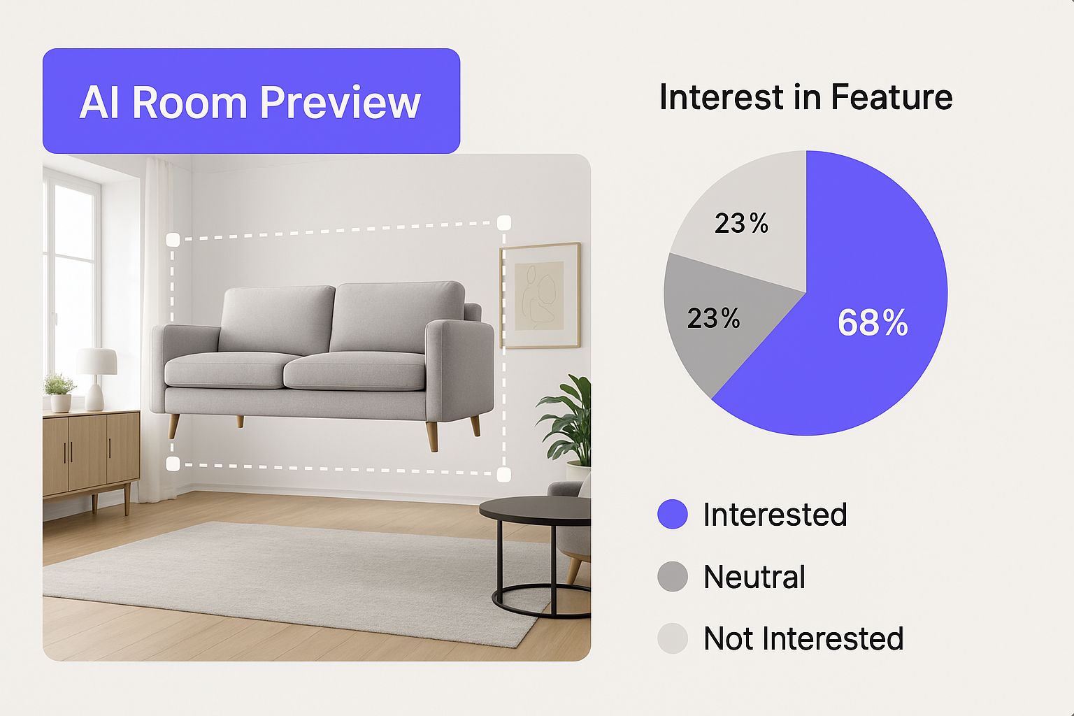 Infographic about ai interior design software