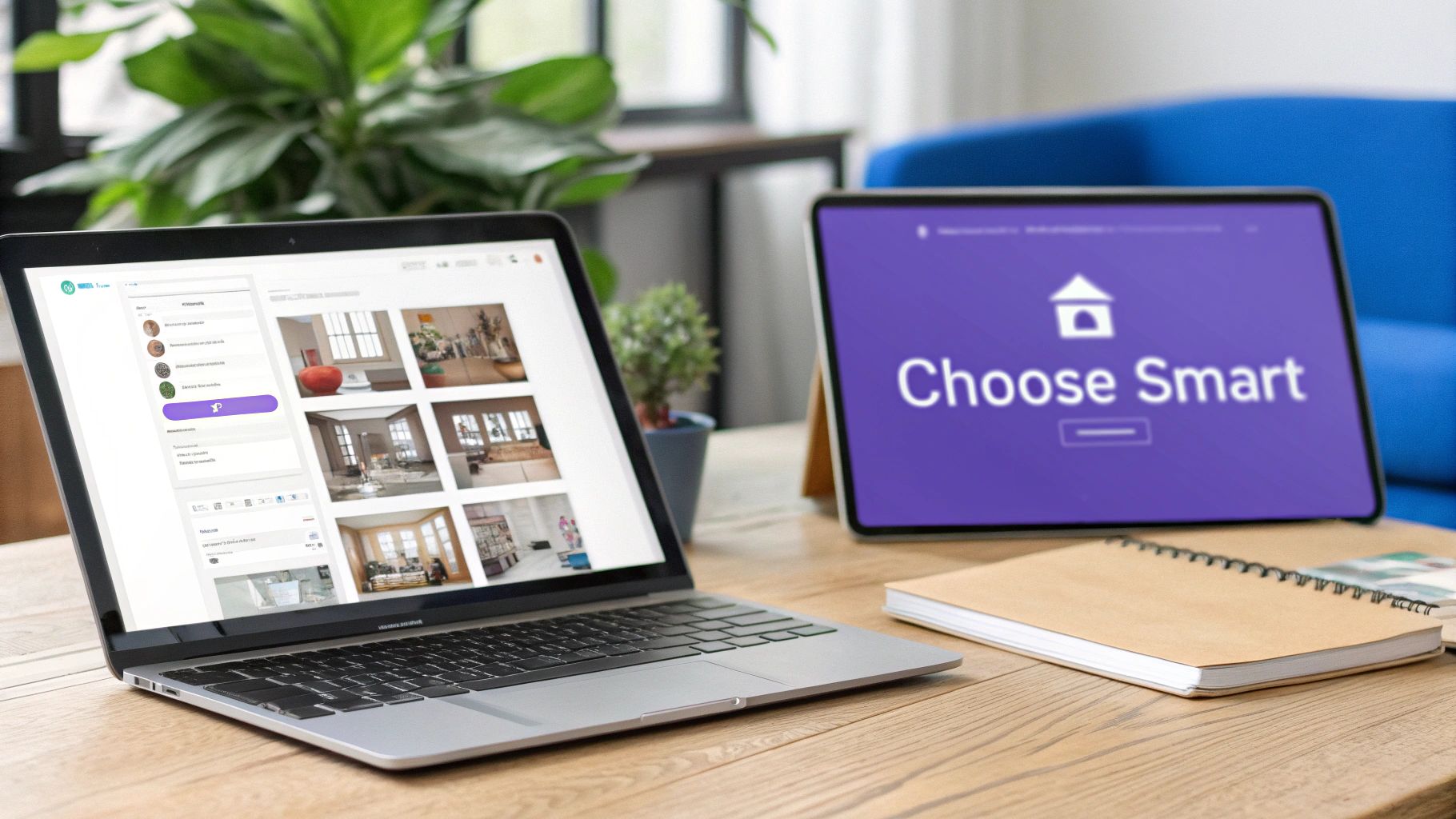 A modern living room with a sleek design, showcasing what's possible with interior design software.