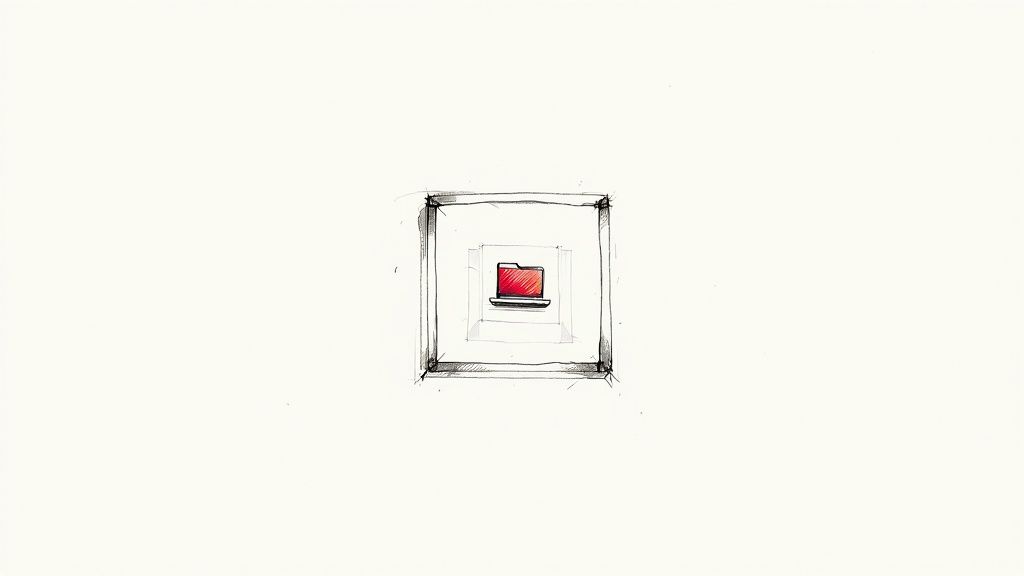 A sleek macOS desktop environment with several folders customized with unique, colorful icons.
