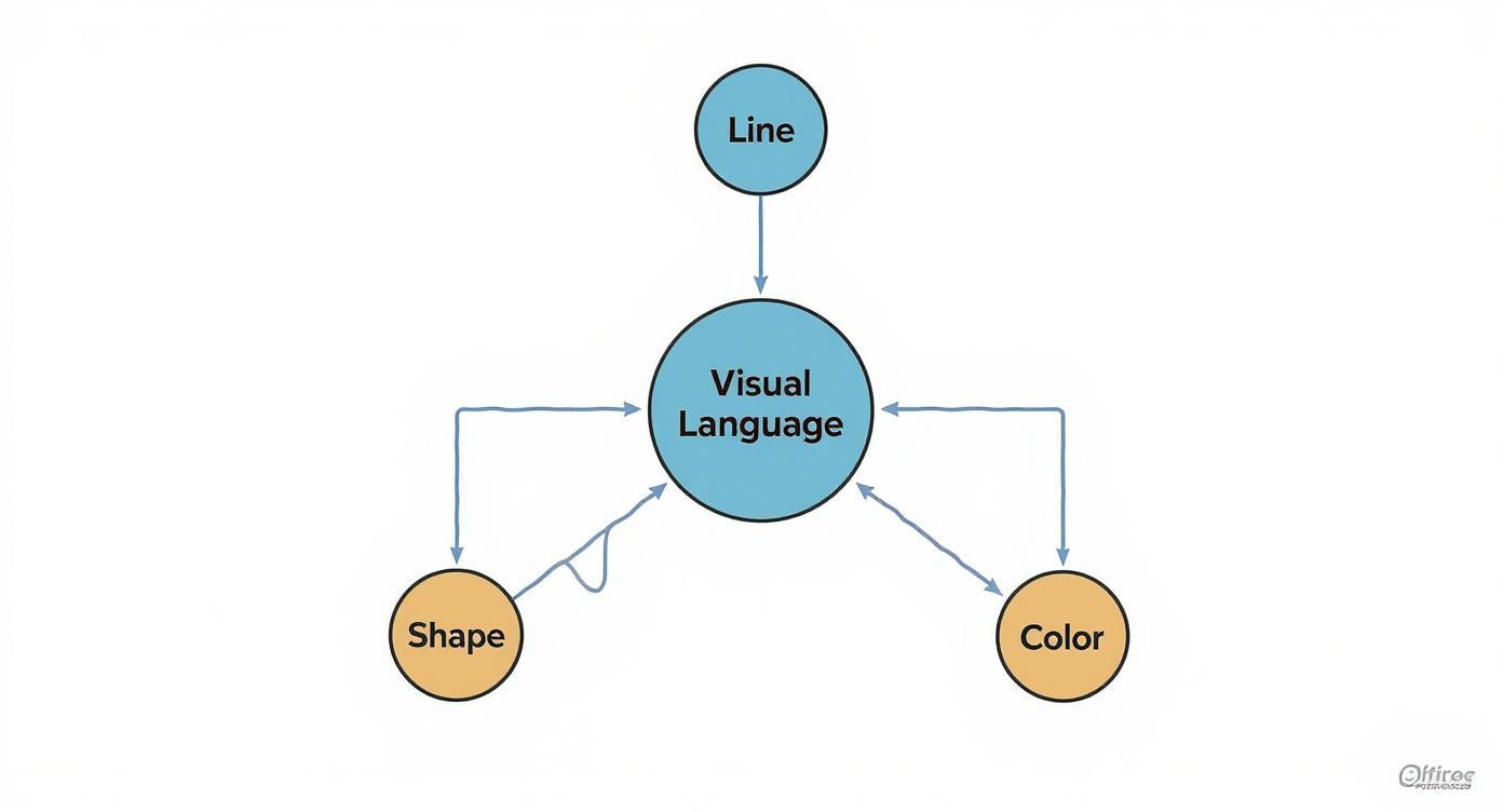Infographic about art design patterns