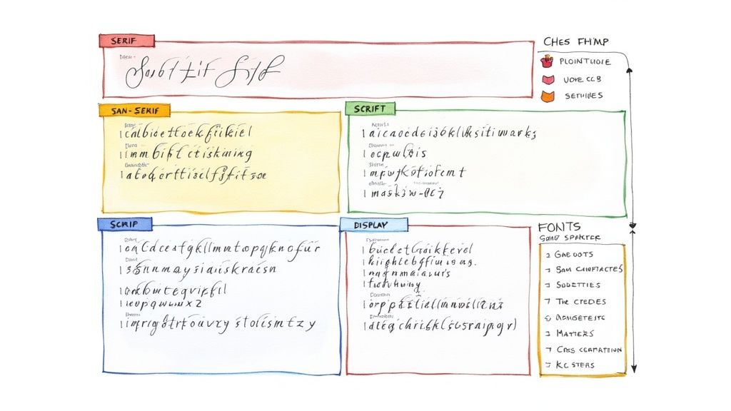 The Awesome Font Cheat Sheet for Modern Design