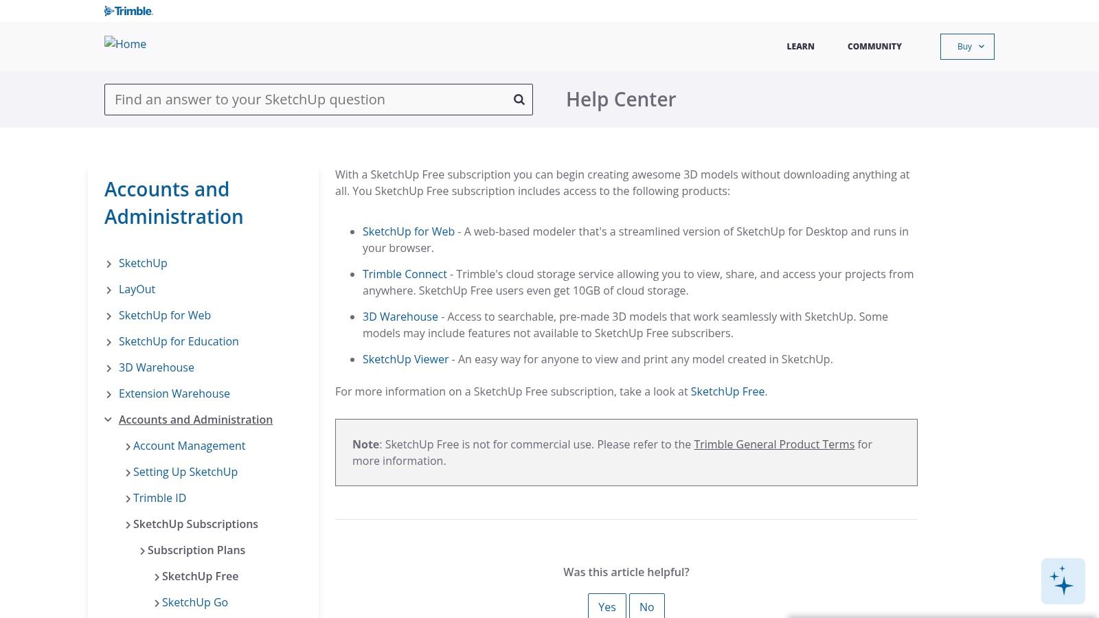 SketchUp Free (SketchUp for Web)