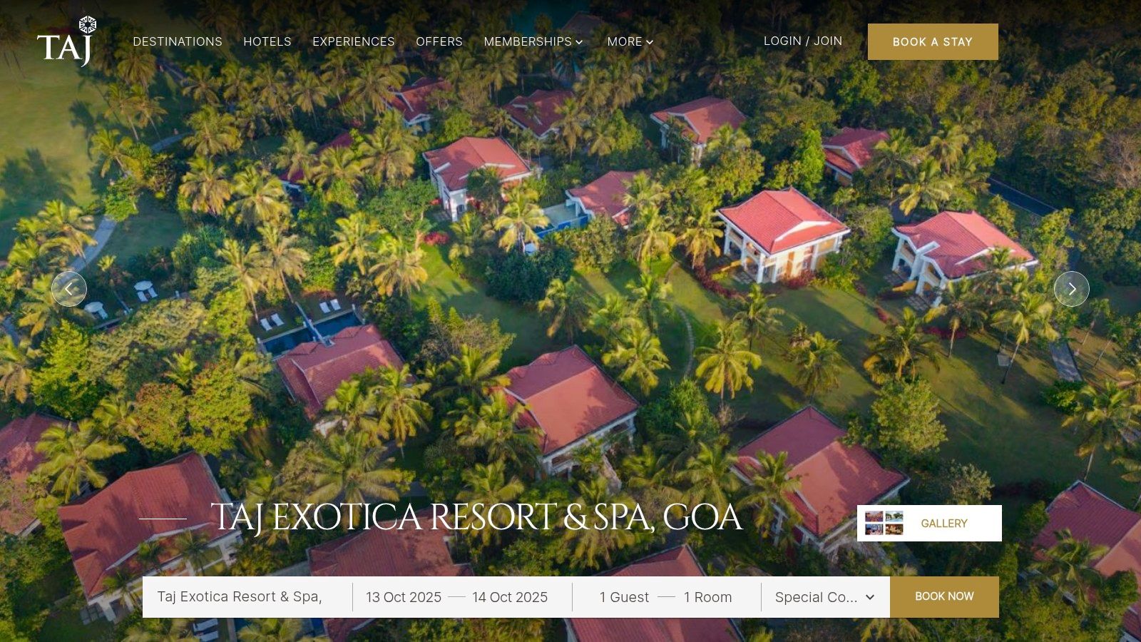 Taj Hotels (IHCL) – Official Site