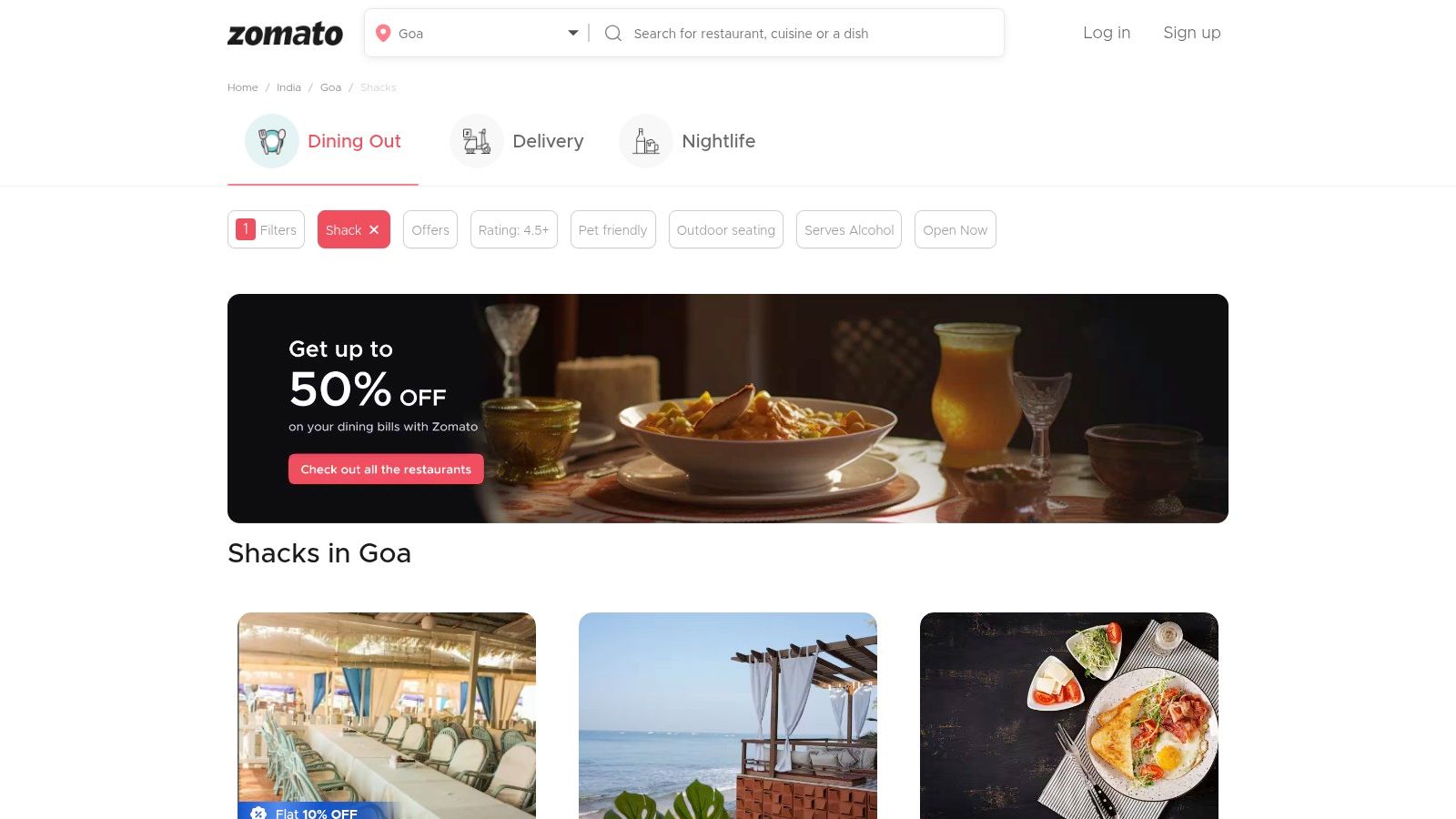 Finding the 7 Best Beach Shacks in Goa for 2025 2 Zomato