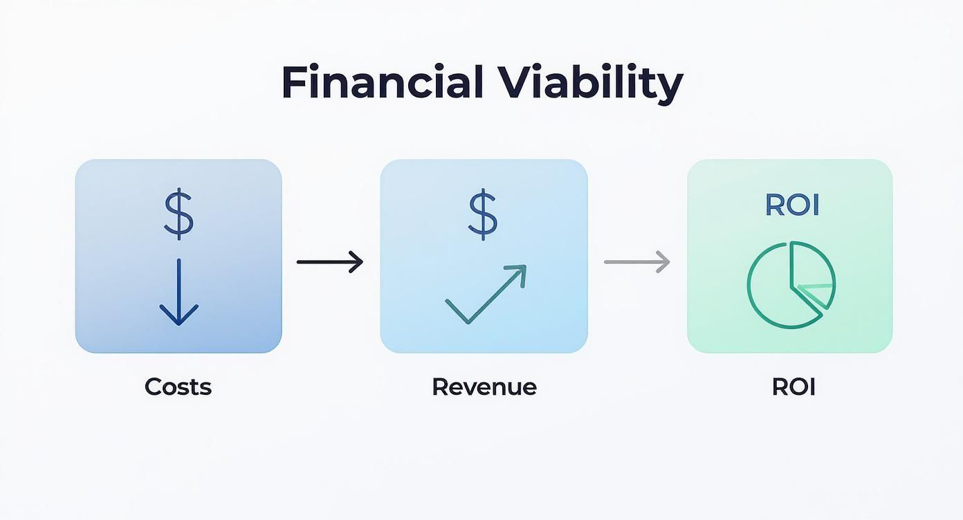 Infographic about how to conduct feasibility studies