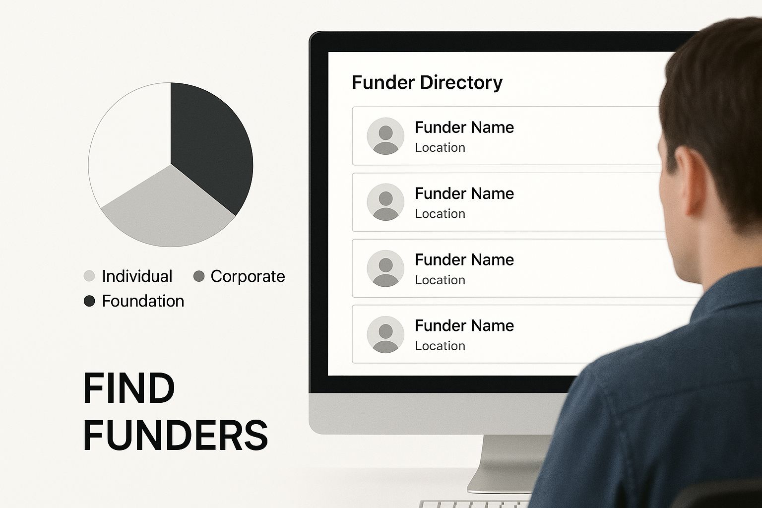 Infographic about how to get grants
