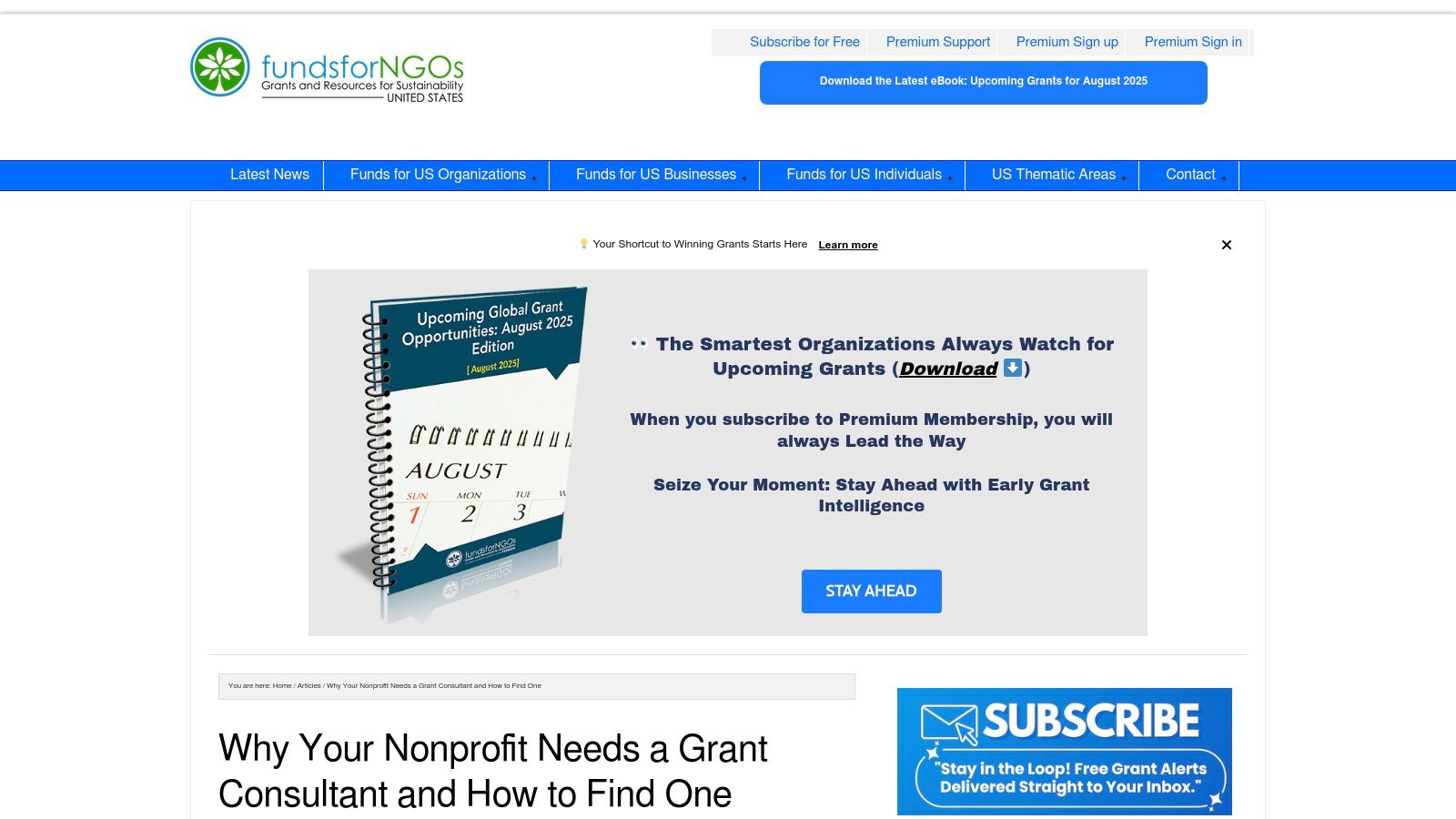 FundsforNGOs