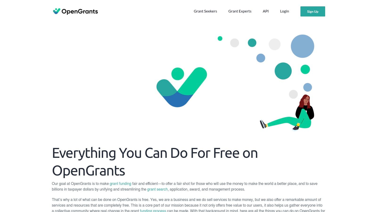 Everything You Can Do For Free on OpenGrants
