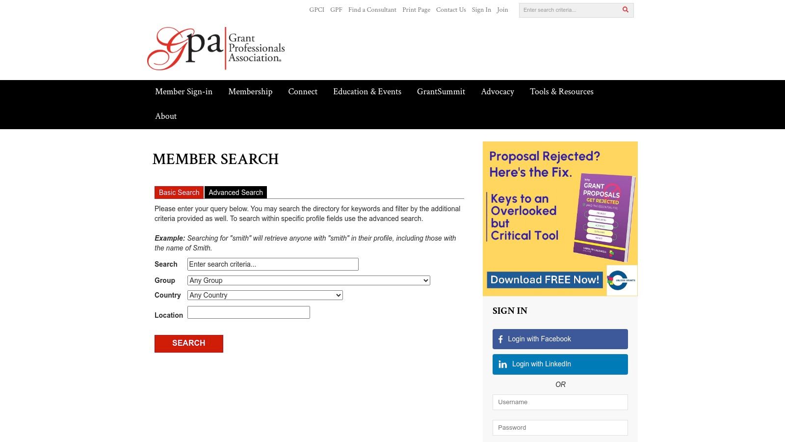 Grant Professionals Association (GPA)