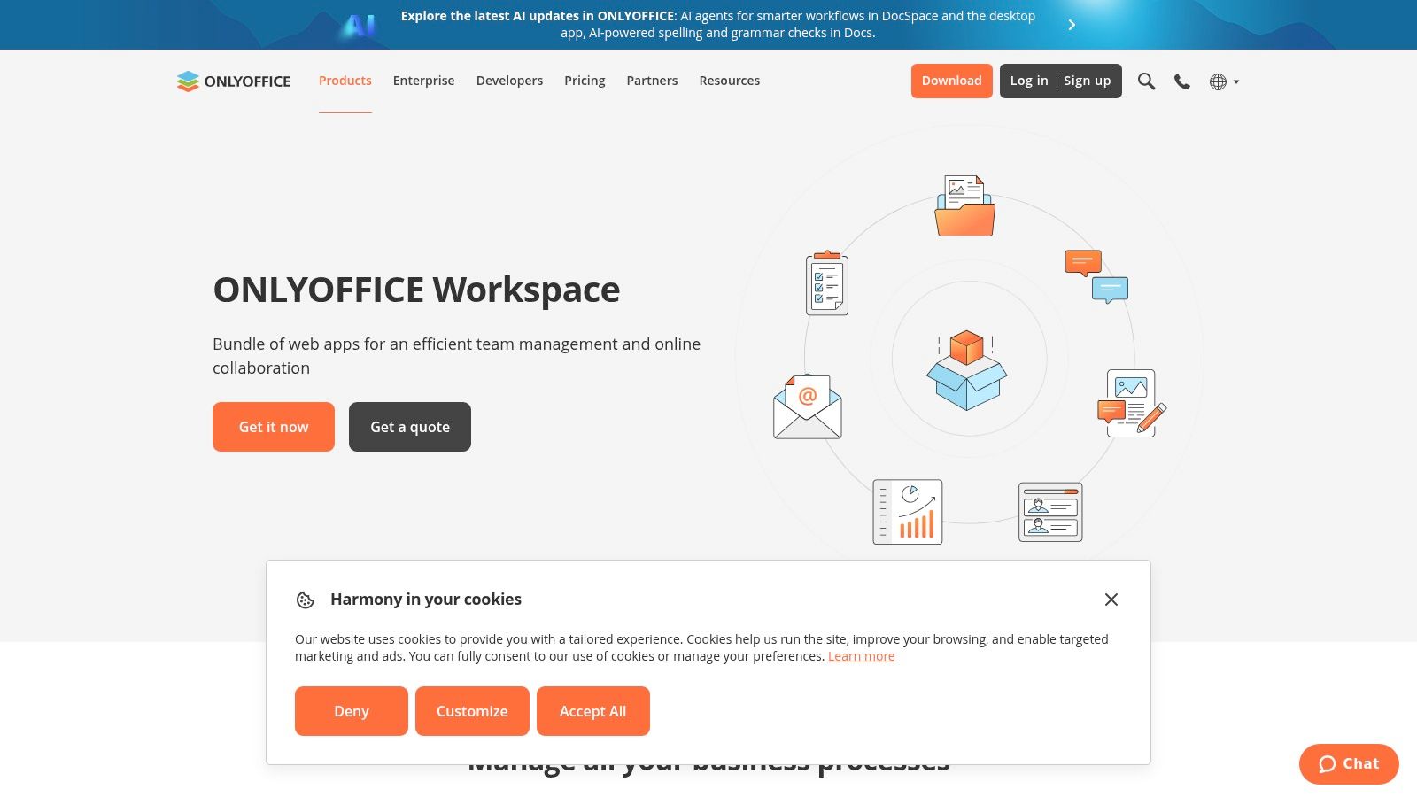 ONLYOFFICE Workspace (on‑prem Enterprise)