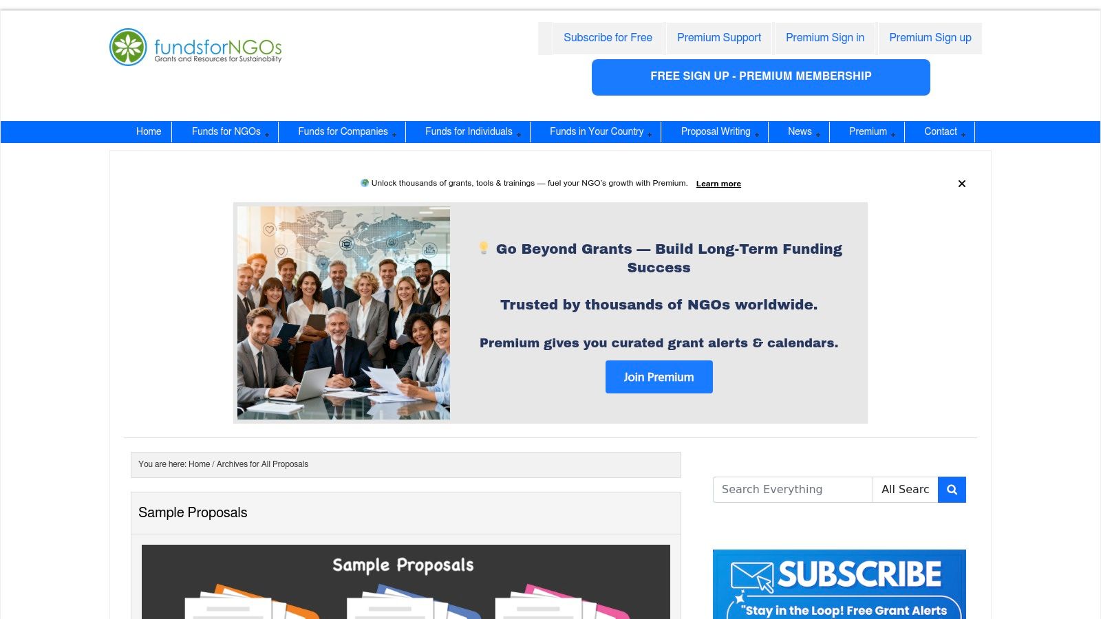 fundsforNGOs