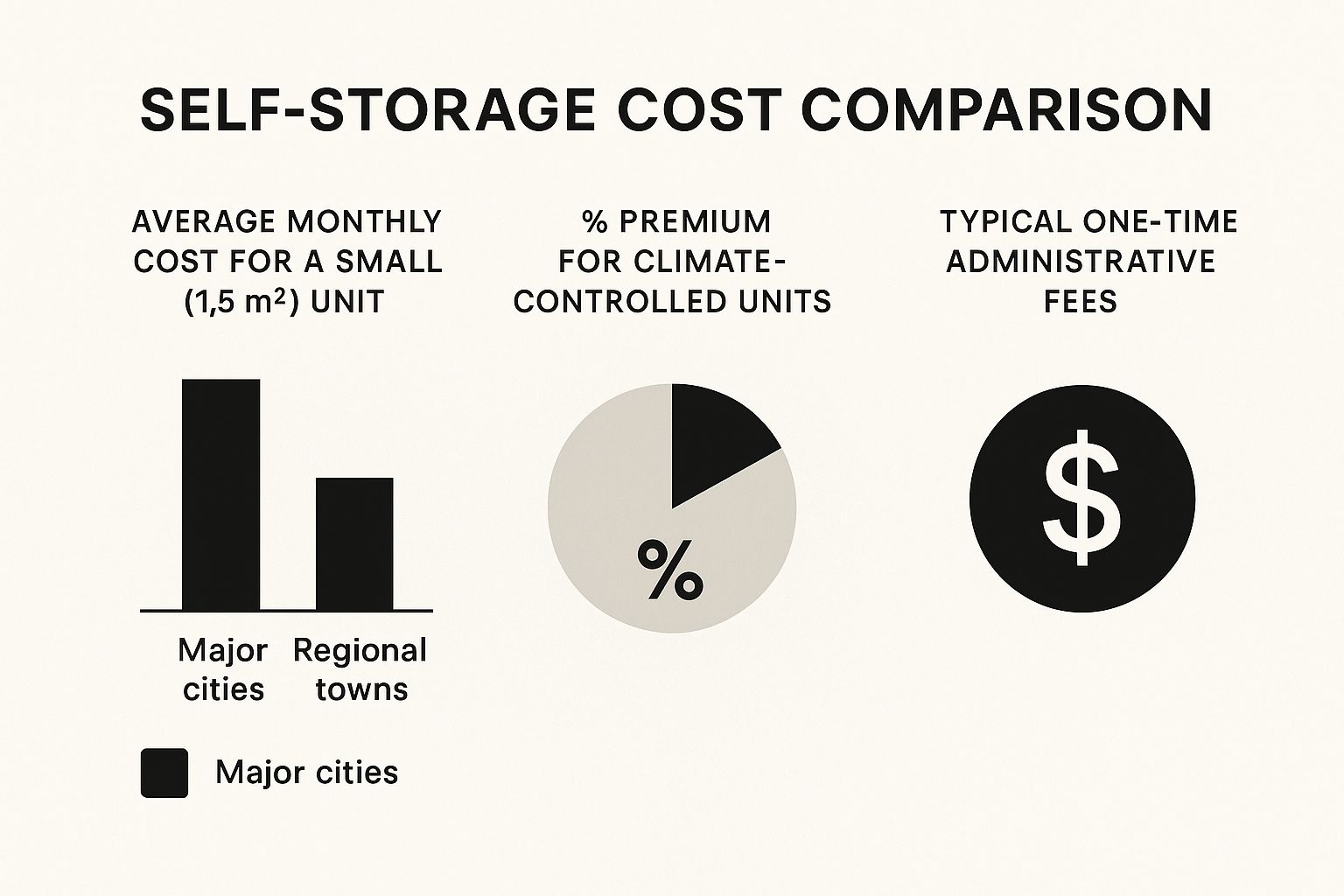 Infographic about short term storage