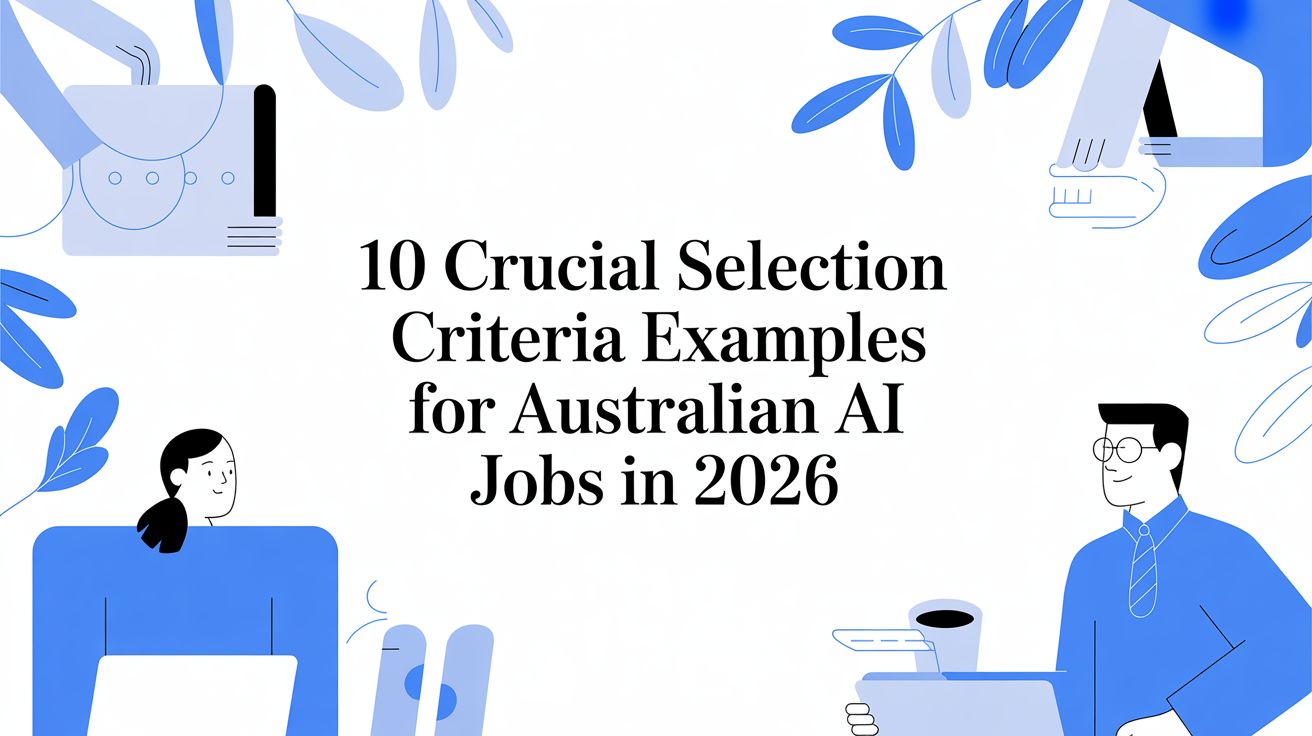 10 Crucial Selection Criteria Examples for Australian AI Jobs in 2026